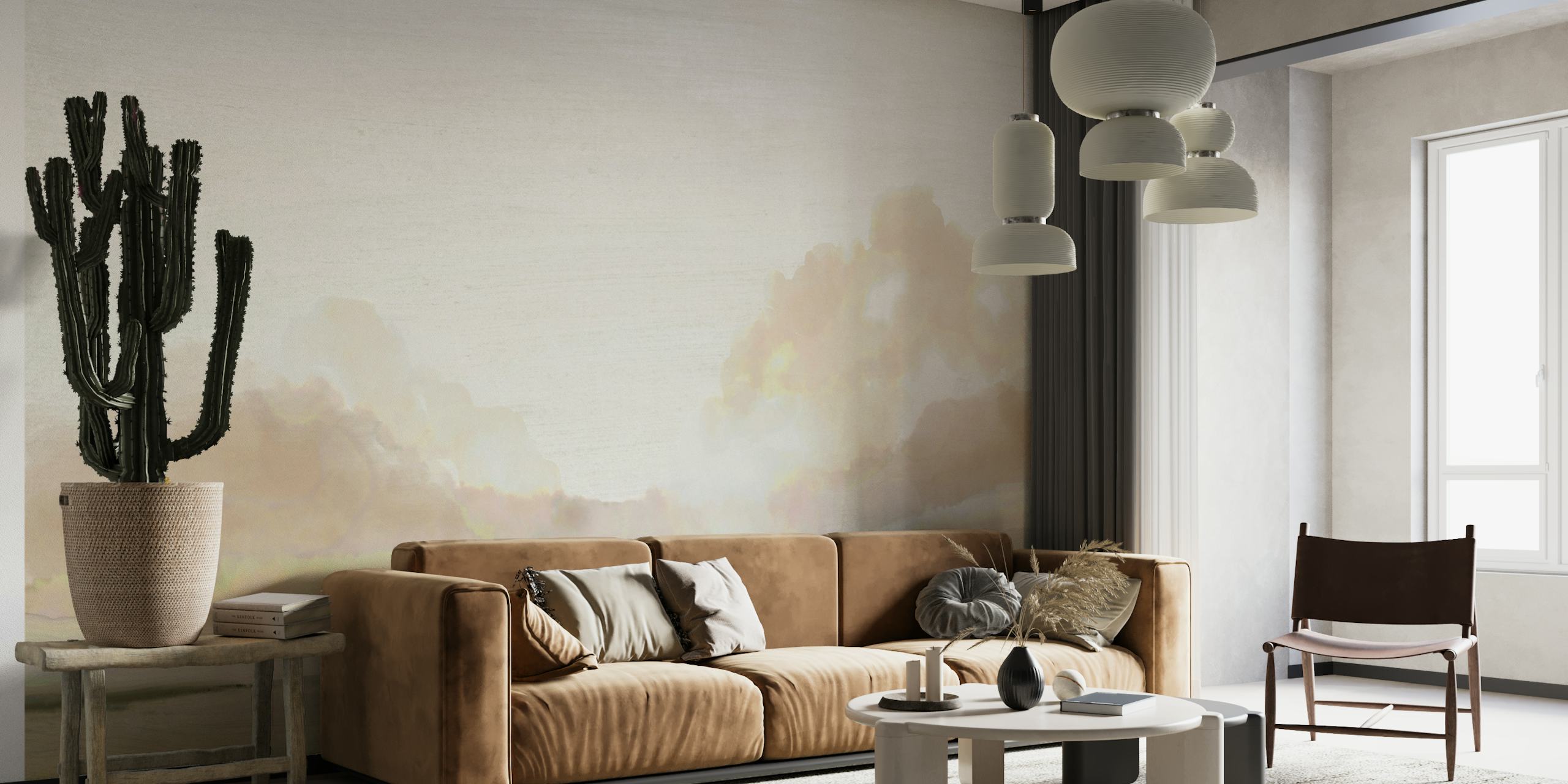 The South 2 wallpaper in a room setting