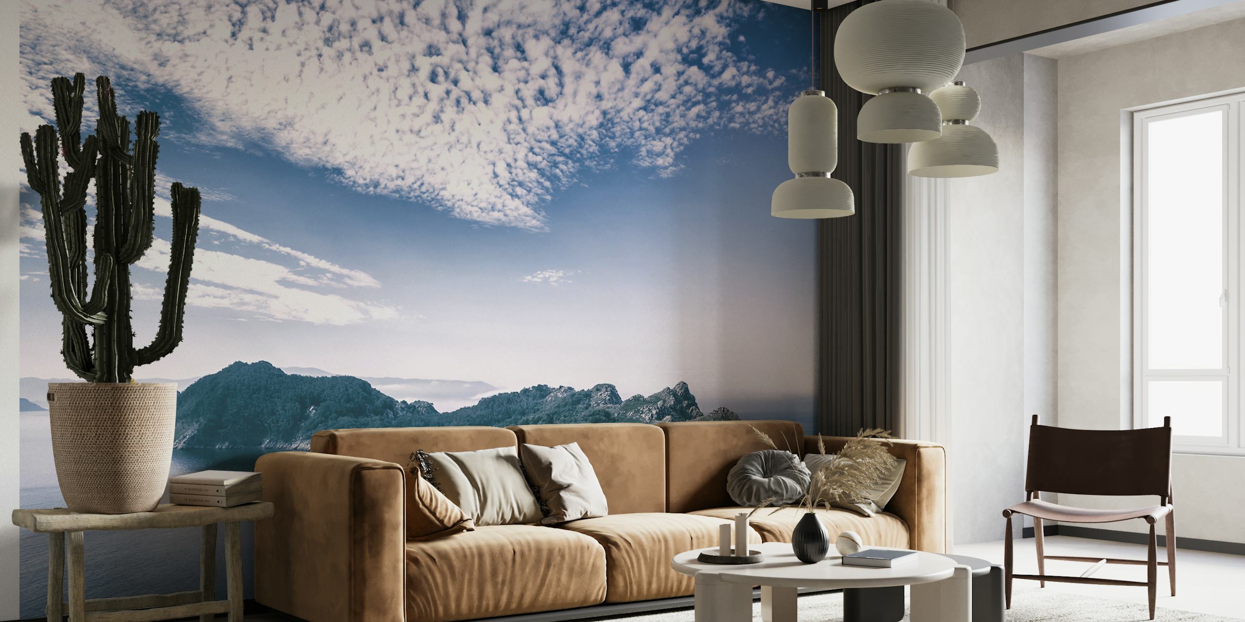 Papier peint Sky Meets Sea dans une pièce