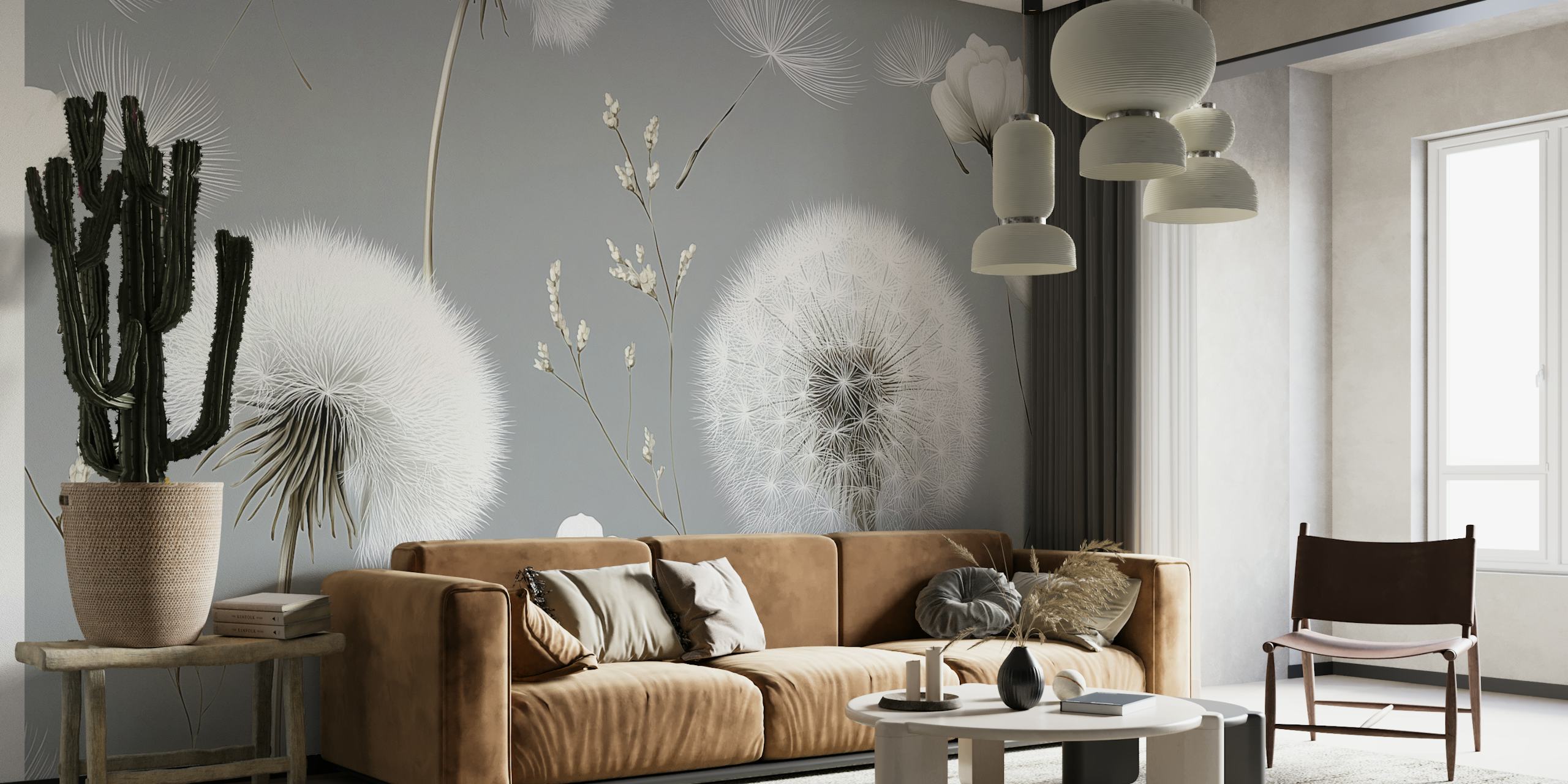 Dandelion Dreams wallpaper in a room