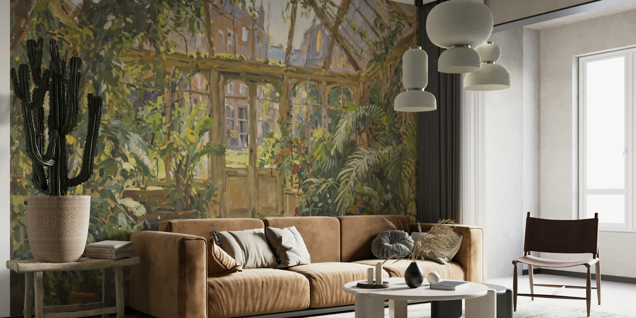 Papel de parede Paris Conservatory Garden em um quarto