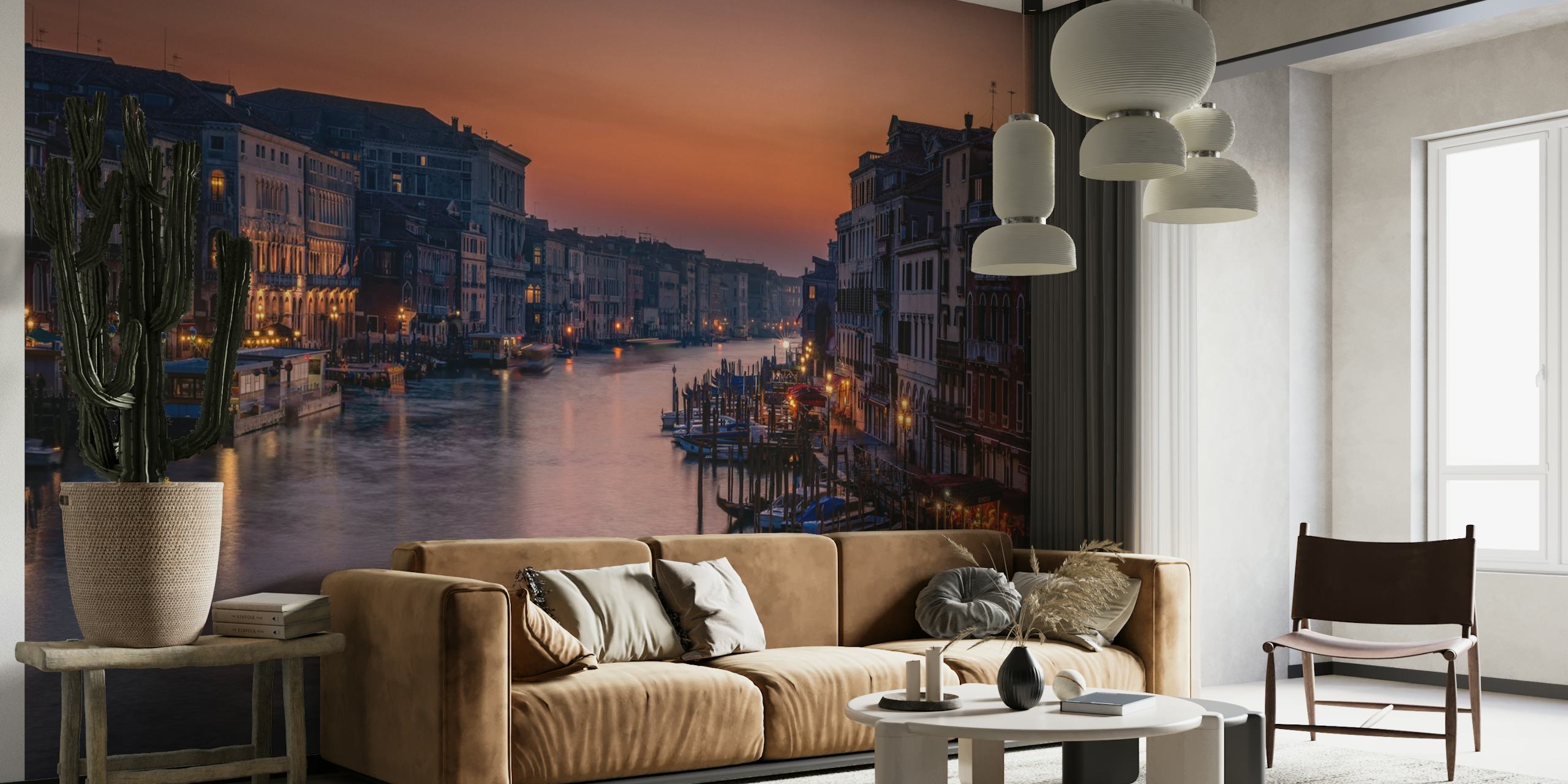 Venice Grand Canal at Sunset wallpaper