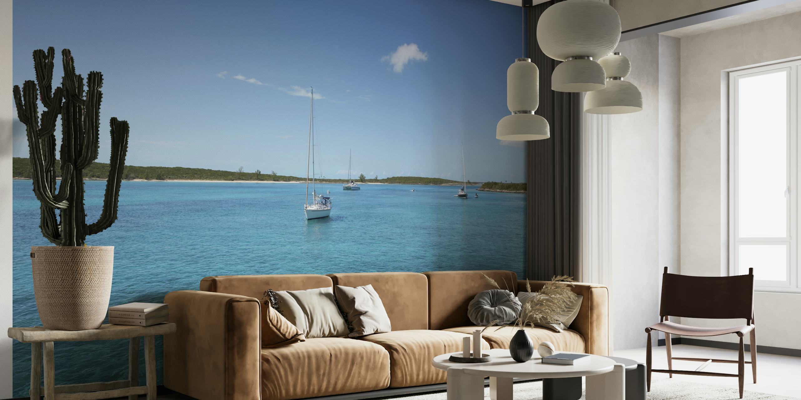 Bahamas Sailboats wallpaper