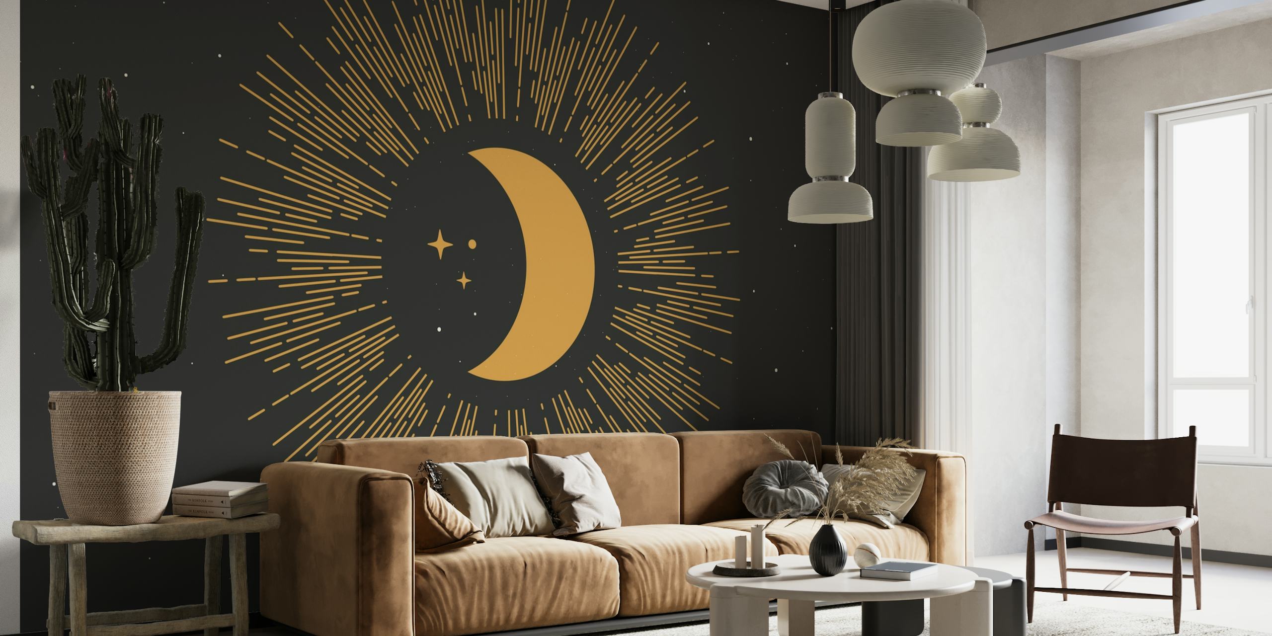 Gold Moon wallpaper