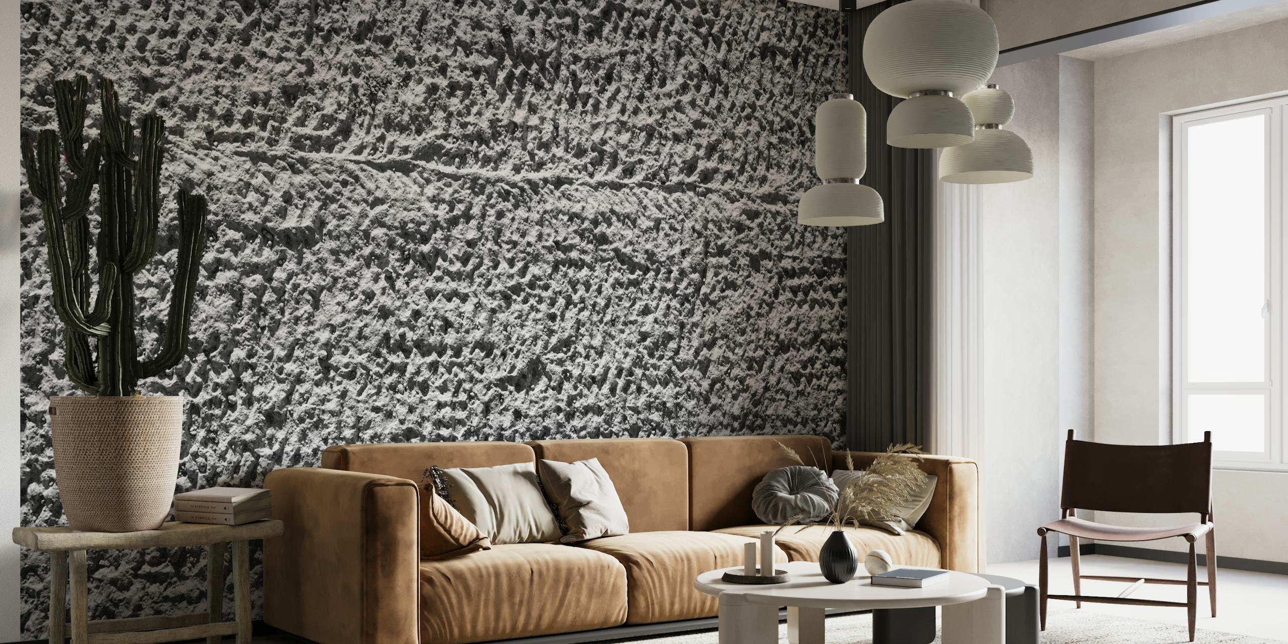 Industrial designed Textured Concrete Wallpaper from Happywall
