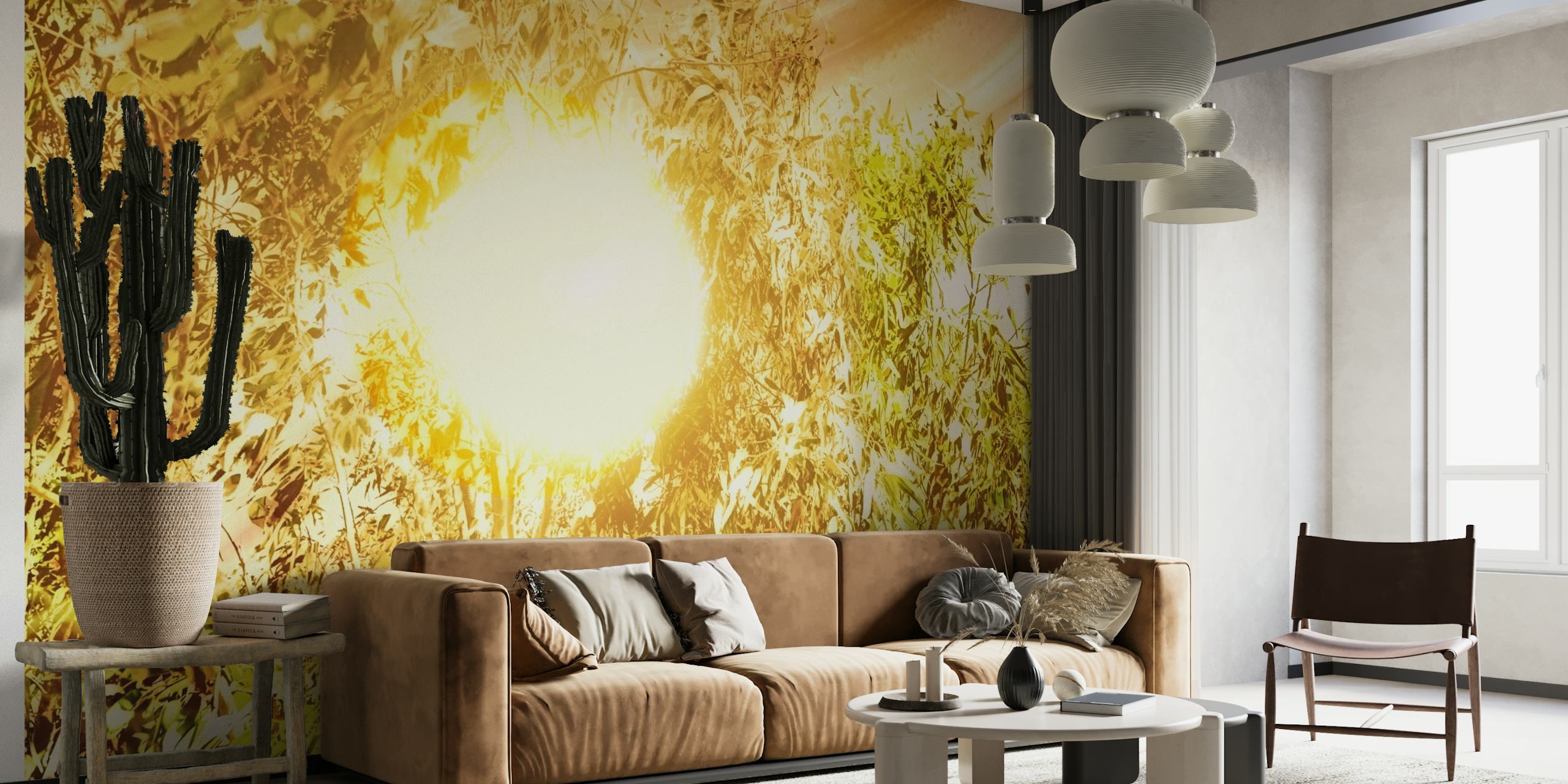 Sunrise Jungle wallpaper