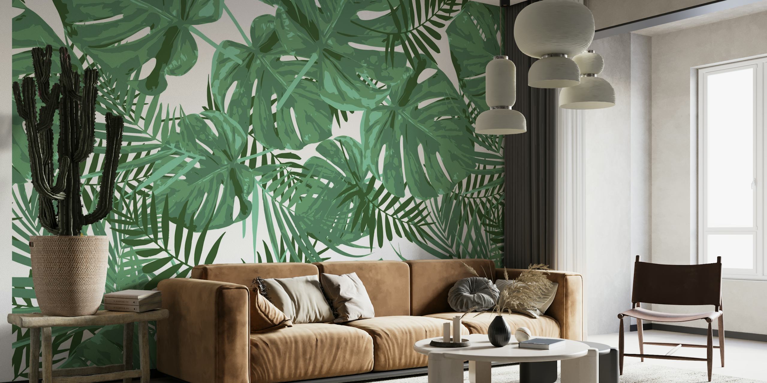 Tropical Jungle Swing wallpaper