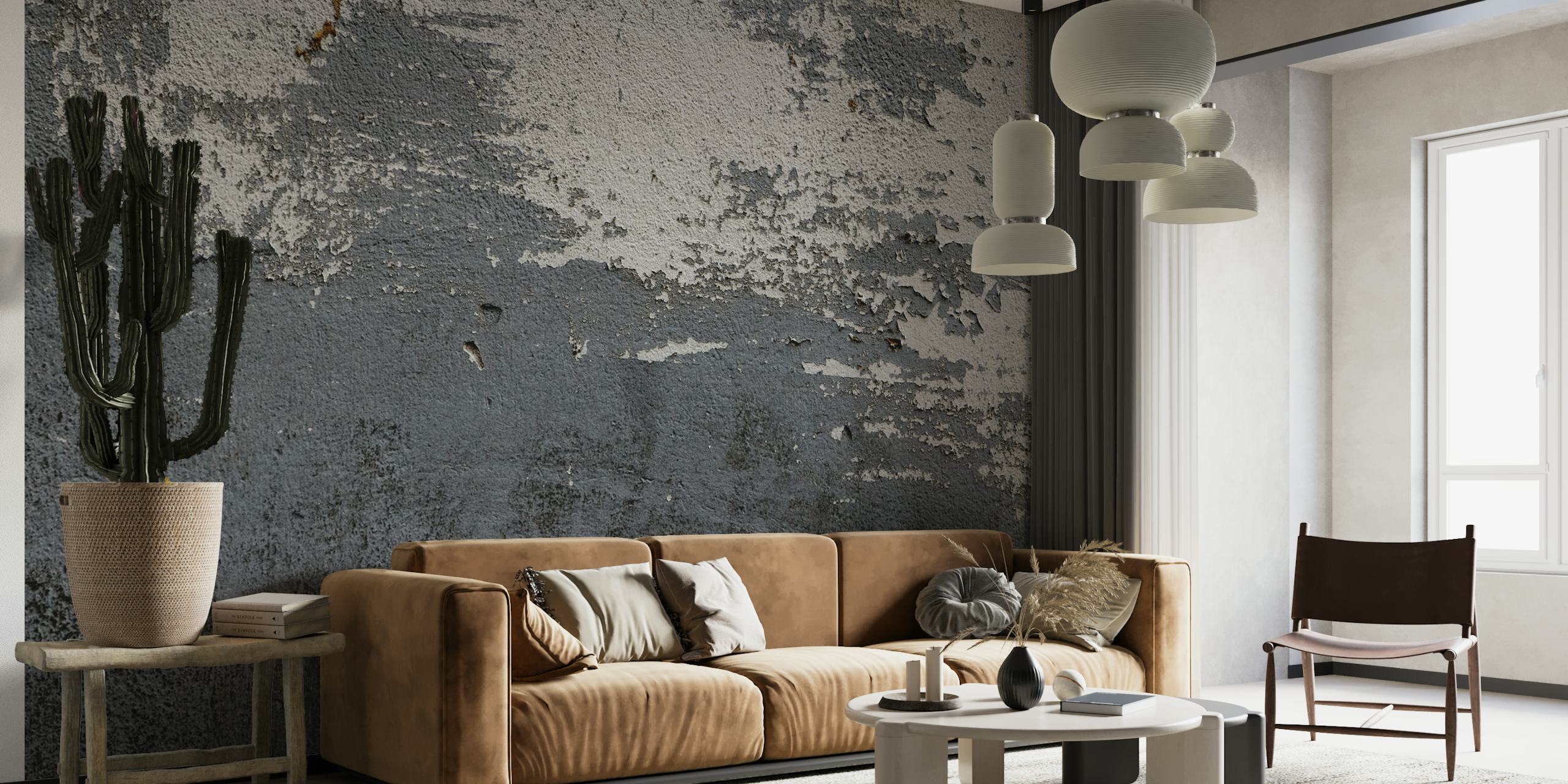 μαύρο γκράντζ ταπετσαρία σε ένα δωμάτιο