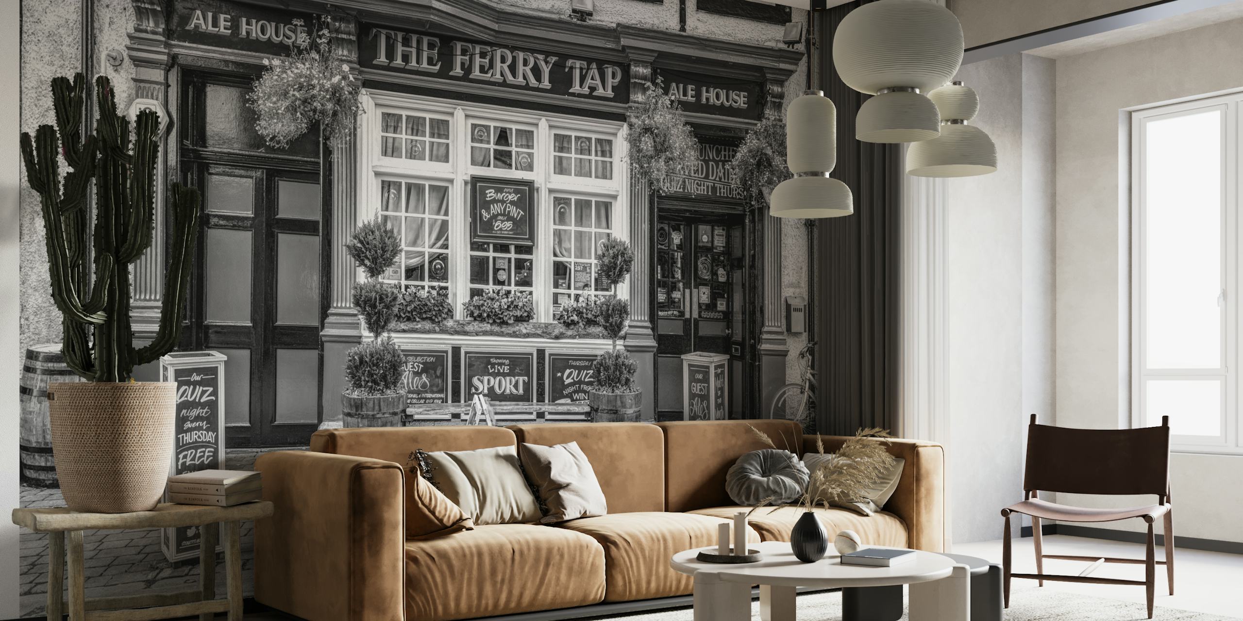 Cafe in South Queensferry tapetdesign