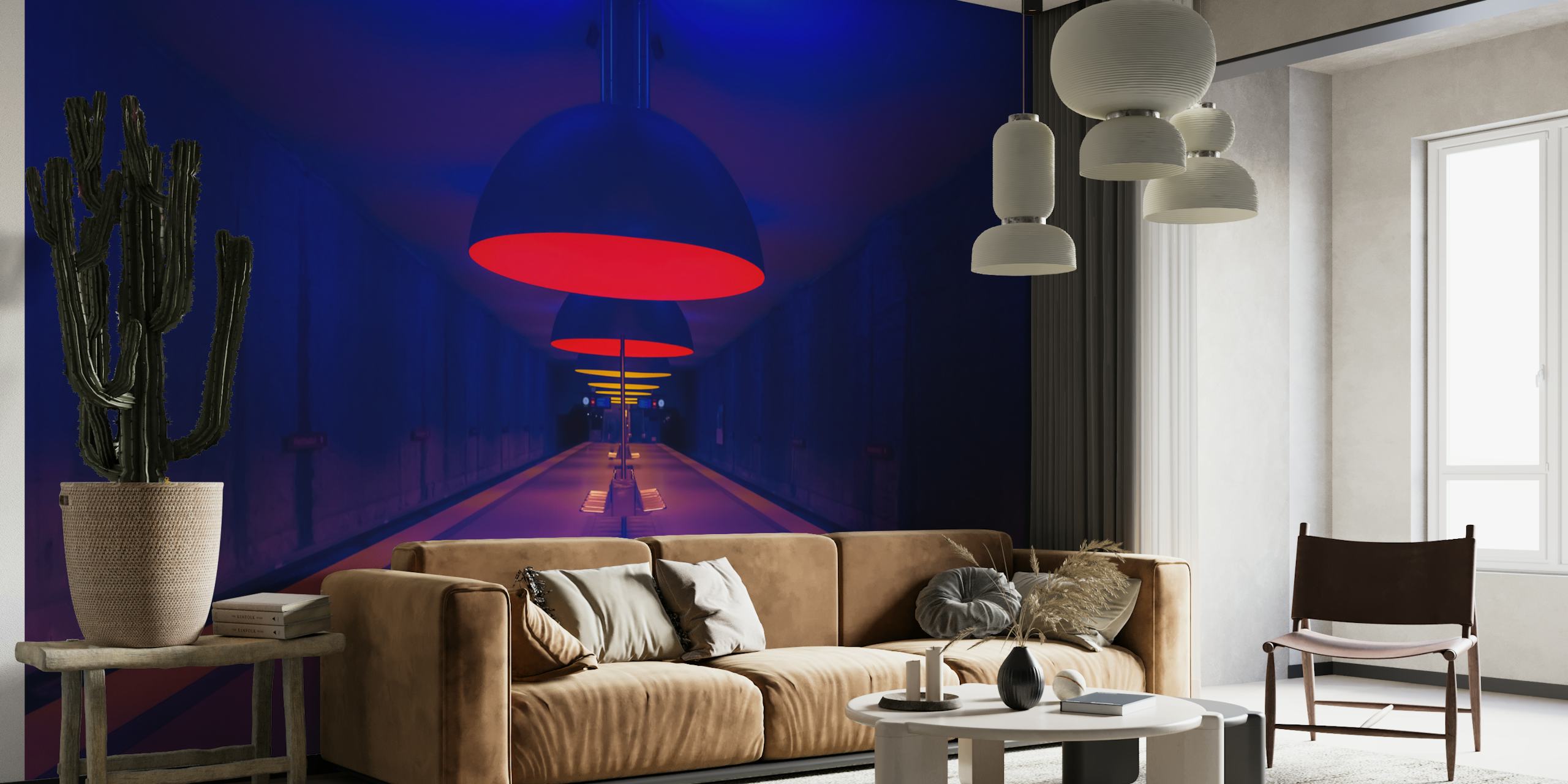 Underworld behangontwerp in een kamer