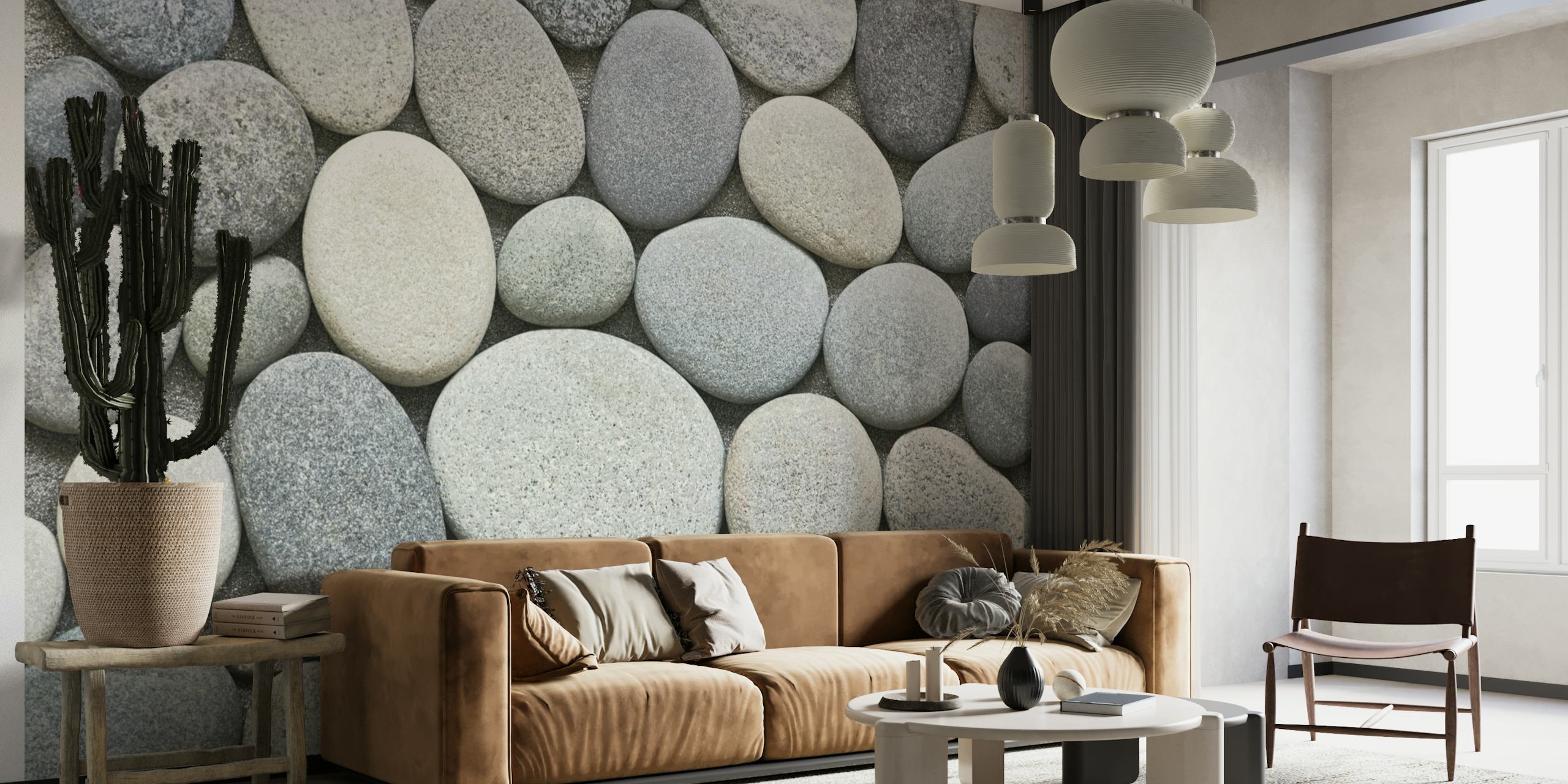 Grey Pebble Simplicity wallpaper