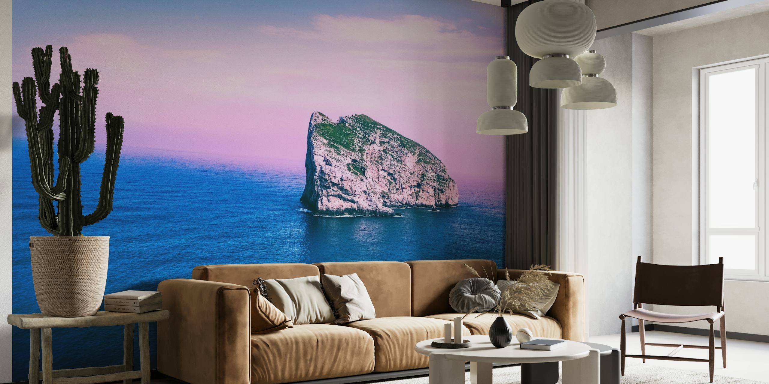 Pink Blue Ocean wallpaper