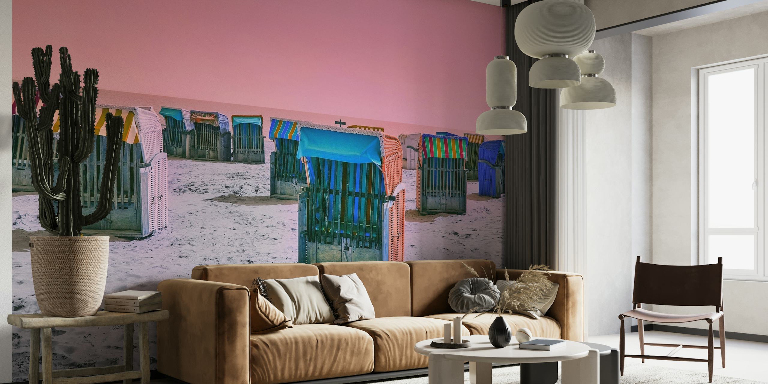 Pink Beach Vibes wallpaper