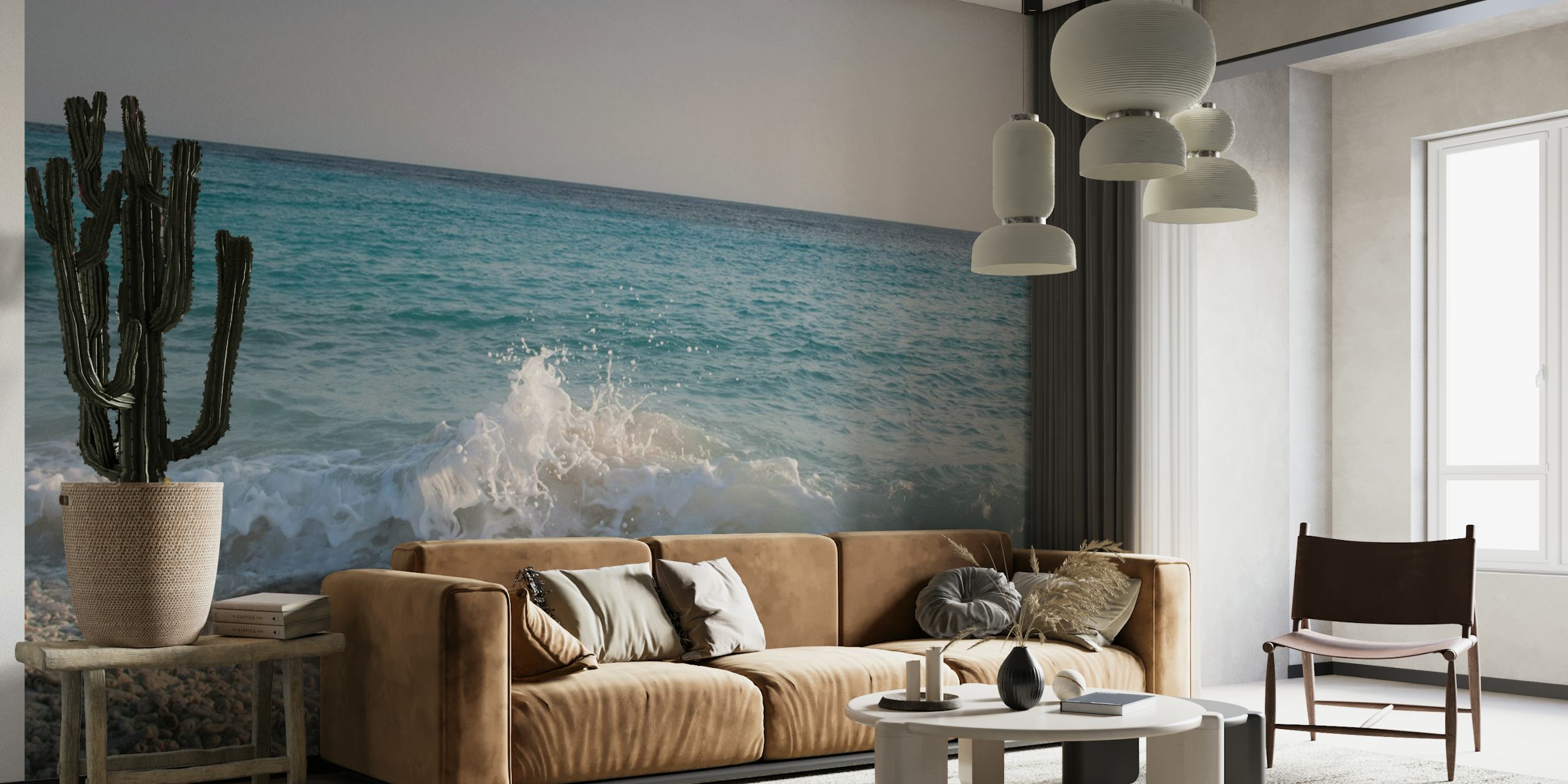 Caribbean Ocean Waves Dream 1 wallpaper