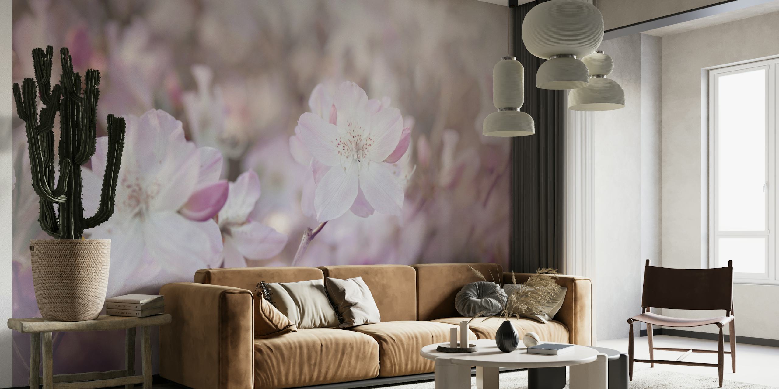 Blooming Pink Spring Flower wallpaper