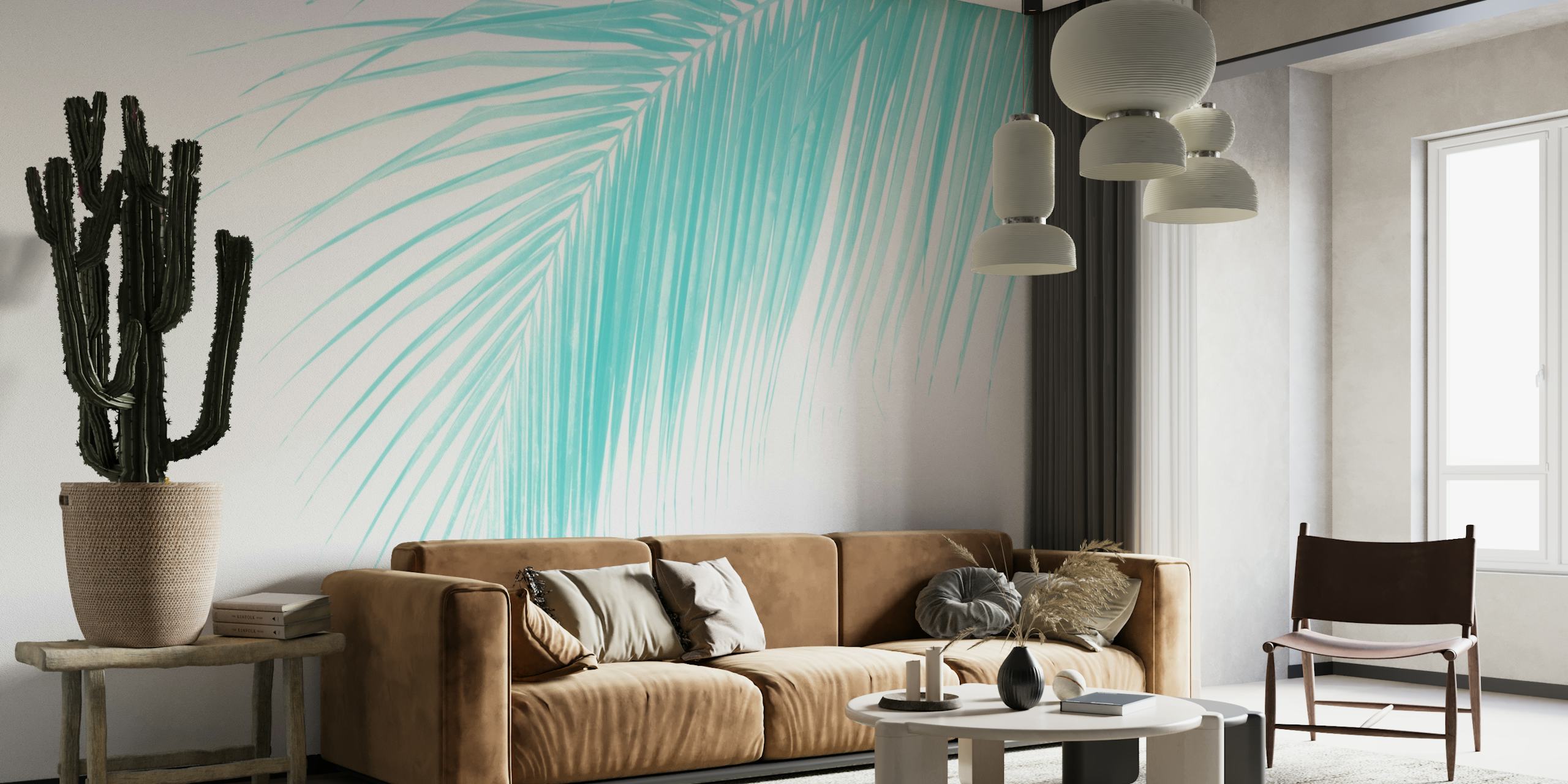 Tropical Palm Leaf Dream 1 papel pintado