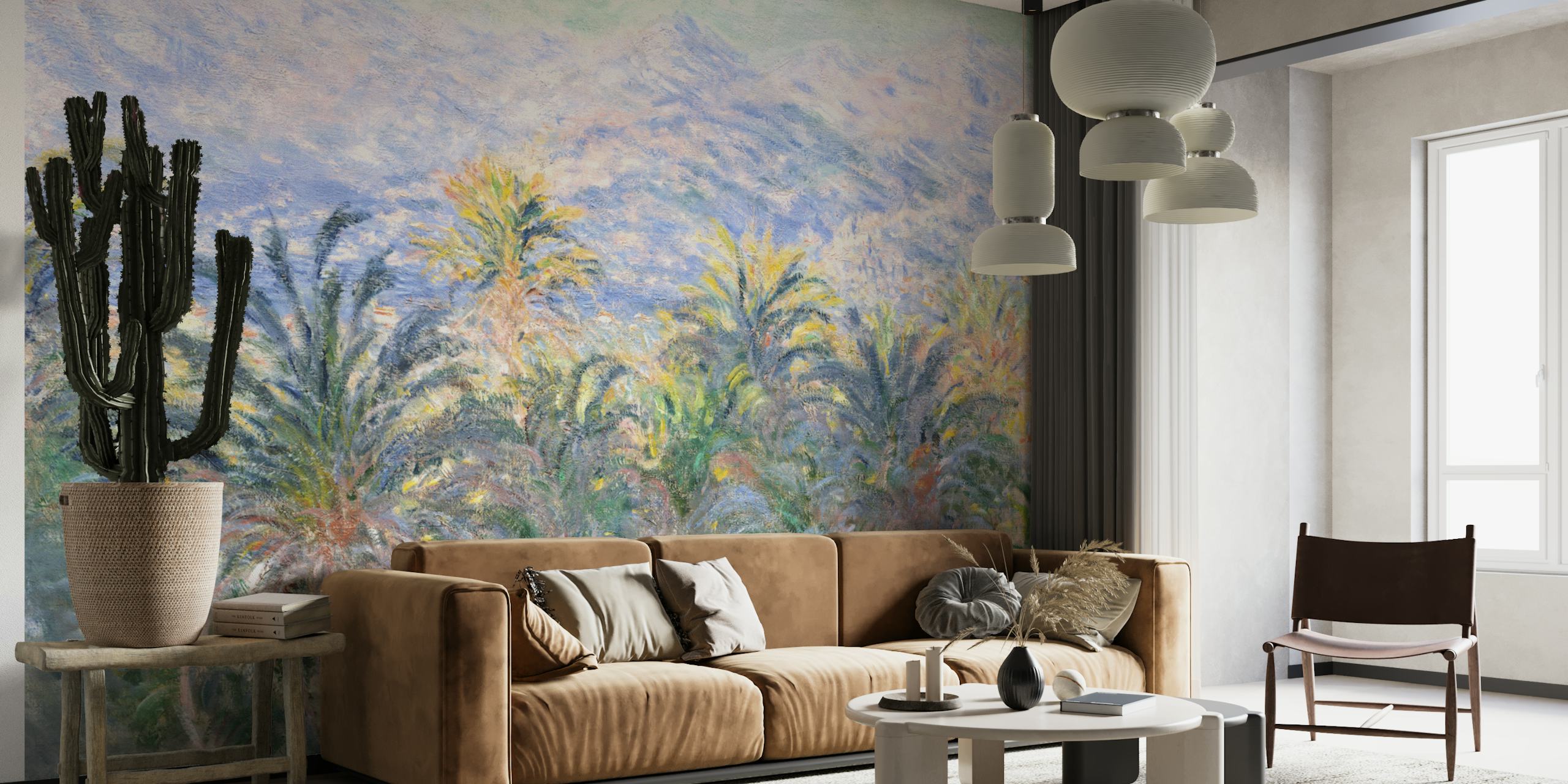 Papier peint Palm Trees Jungle dans une pièce