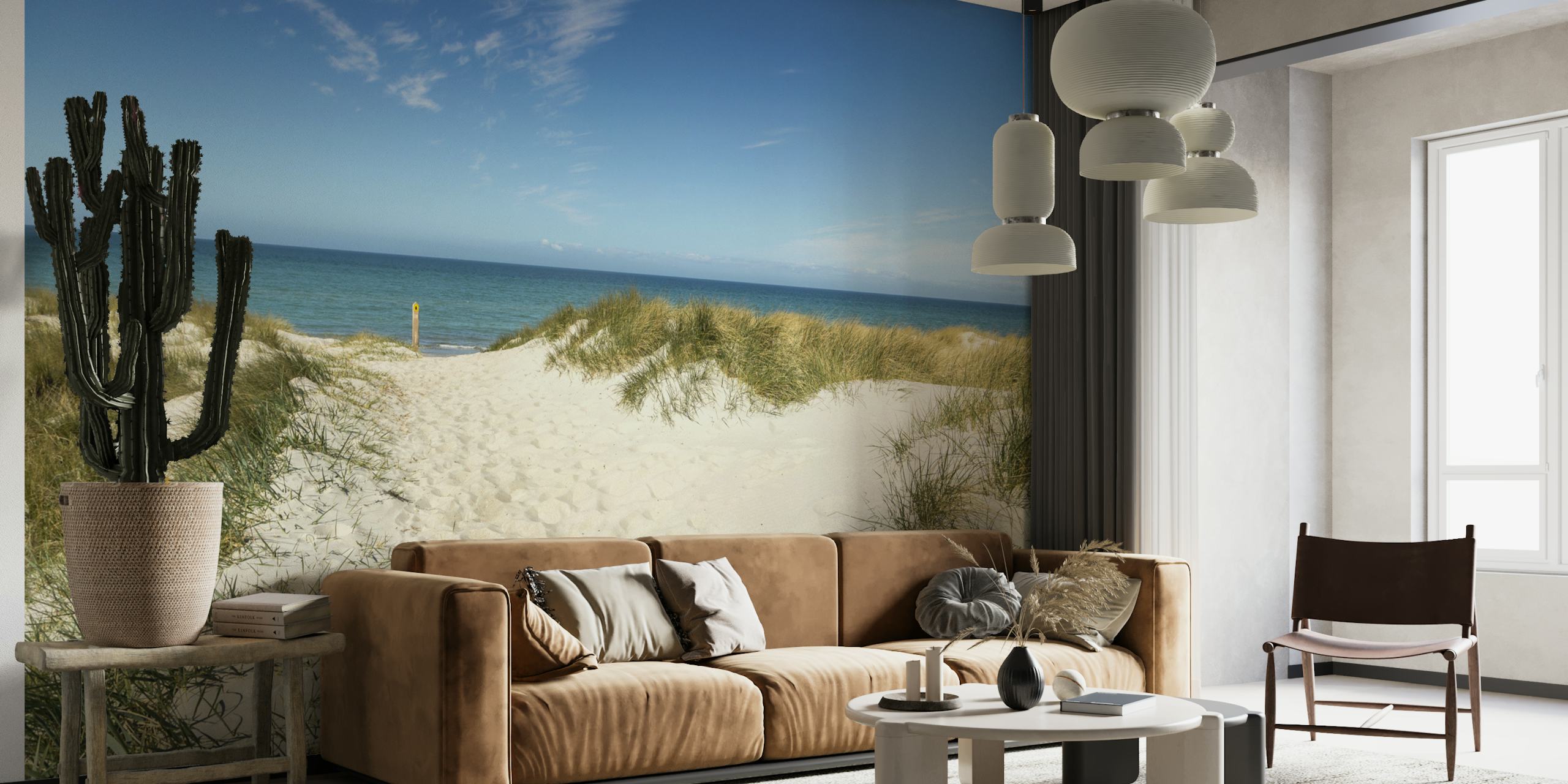 Baltic Sea Day At The Beach tapet i et rom