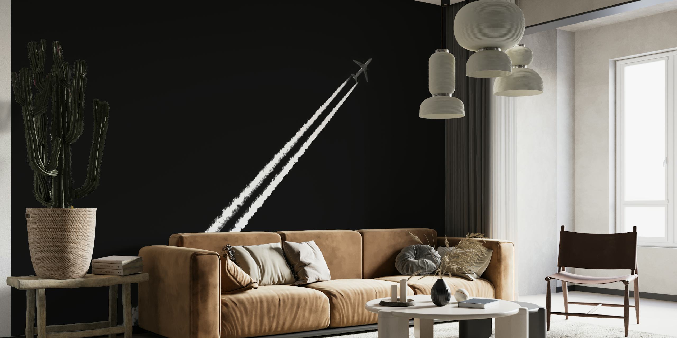 Tapeta Black and White w nowoczesnym otoczeniu