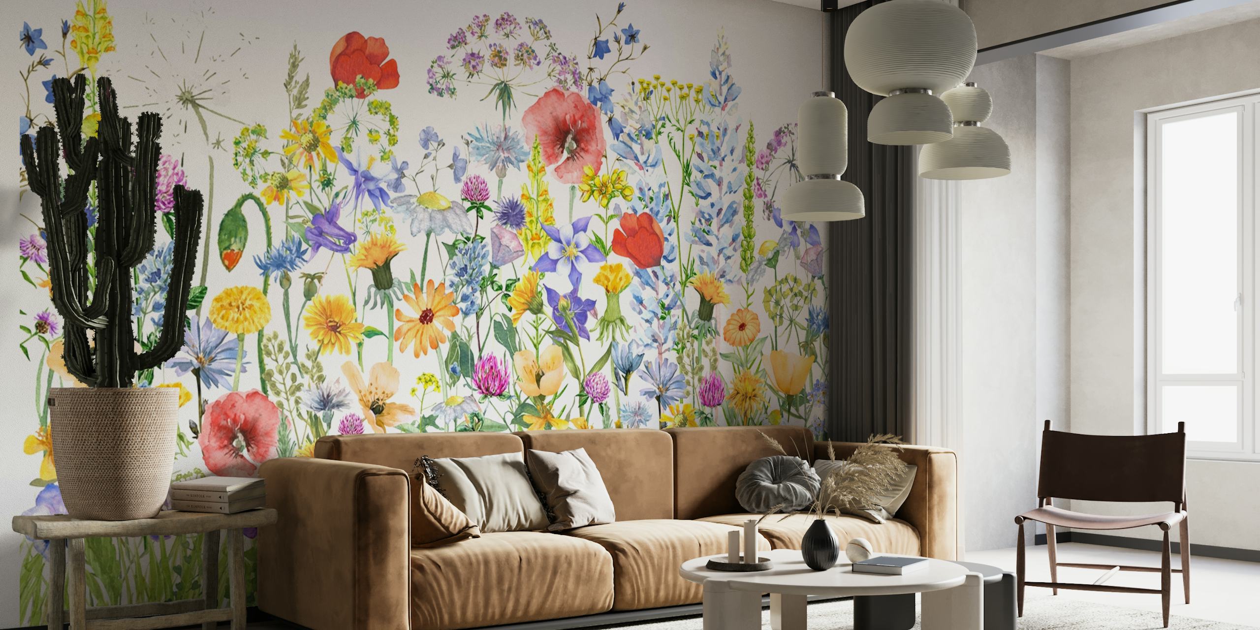 Colorful Midsummer Meadow 2 φλοράλ ταπετσαρία
