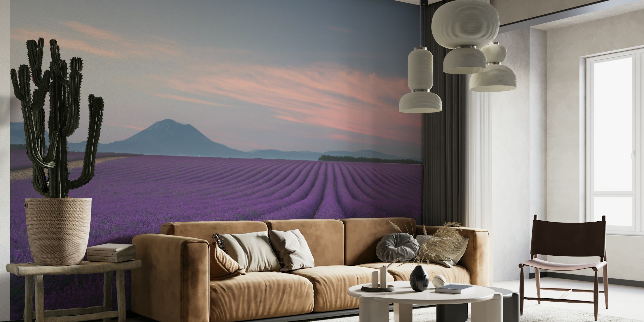 Lavender field 2 wallpaper