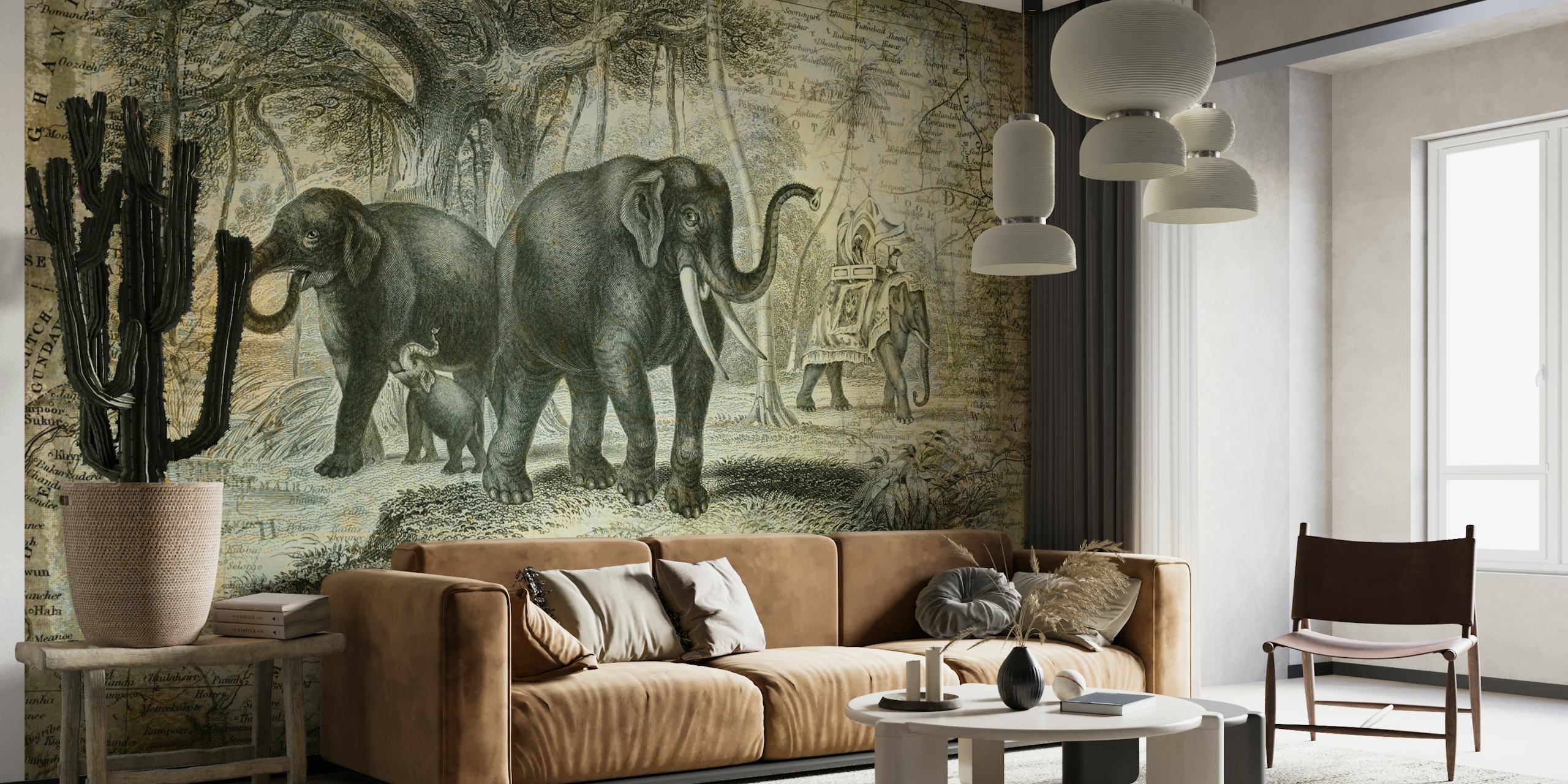 Elephants Of India papiers peint