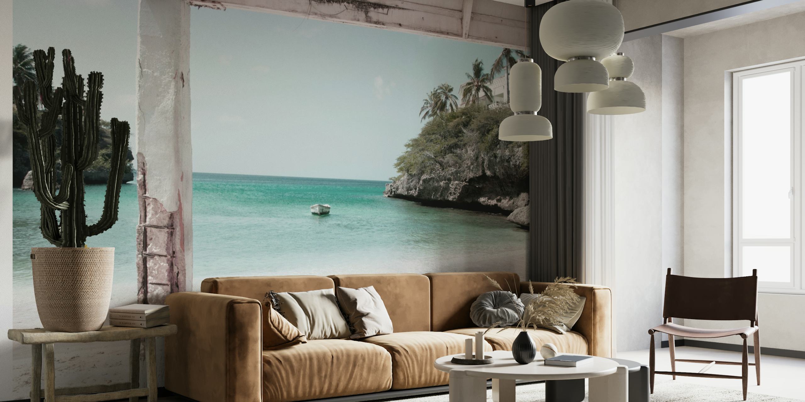 Blue Lagoon Beach Dream 2 wallpaper