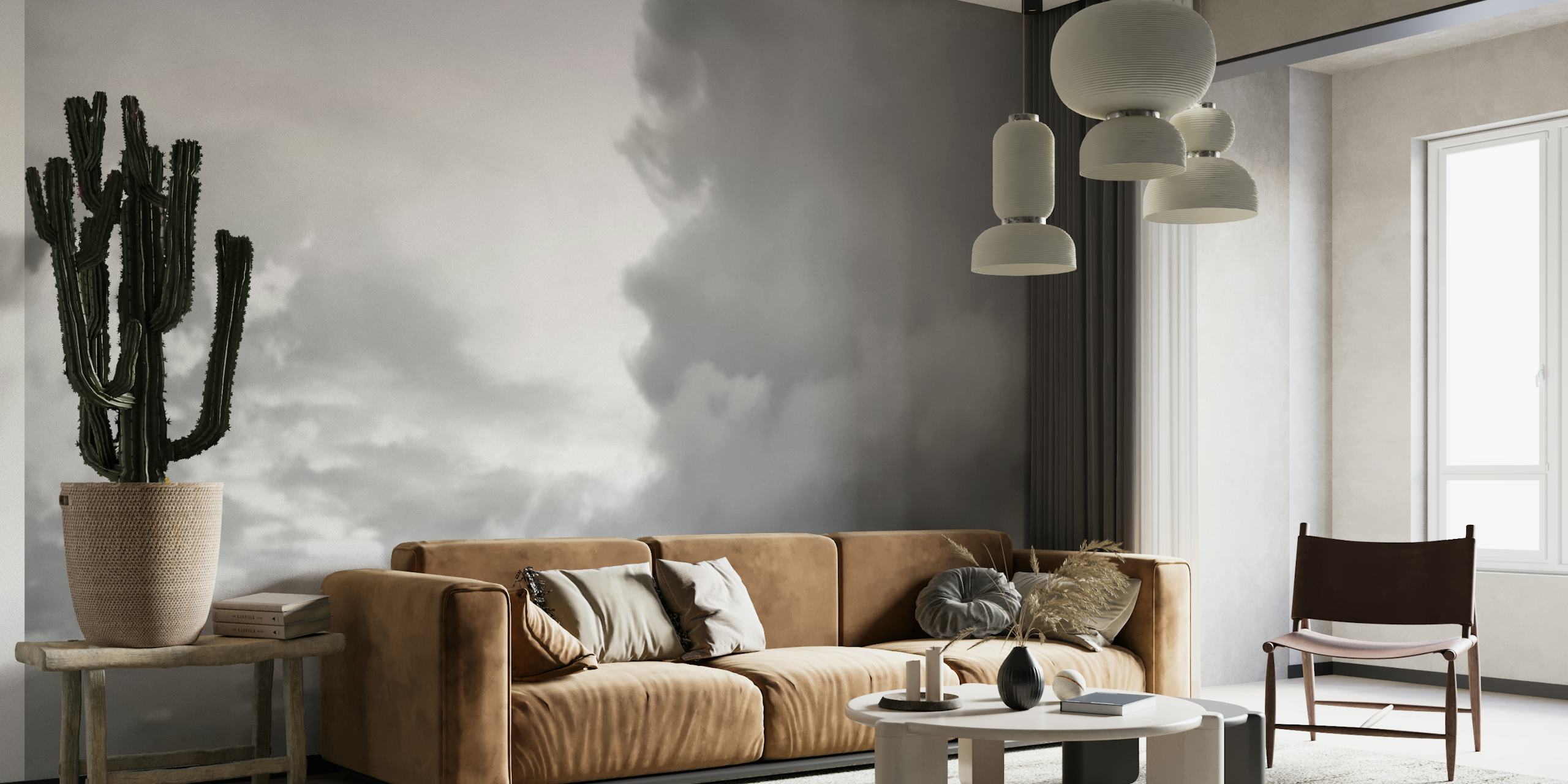 Soft Grey Clouds wallpaper