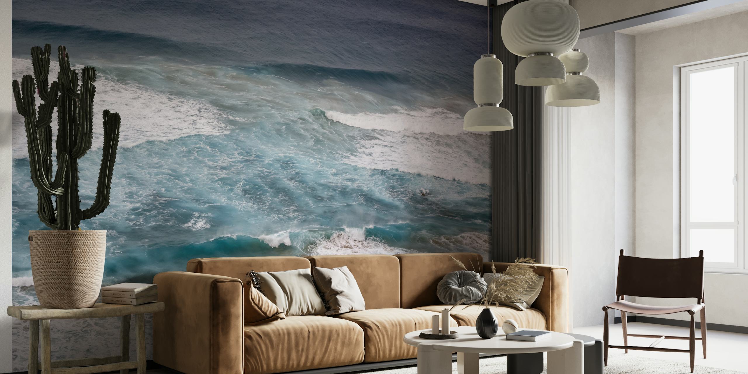 Rough Surf-tapet i en kystinnstilling