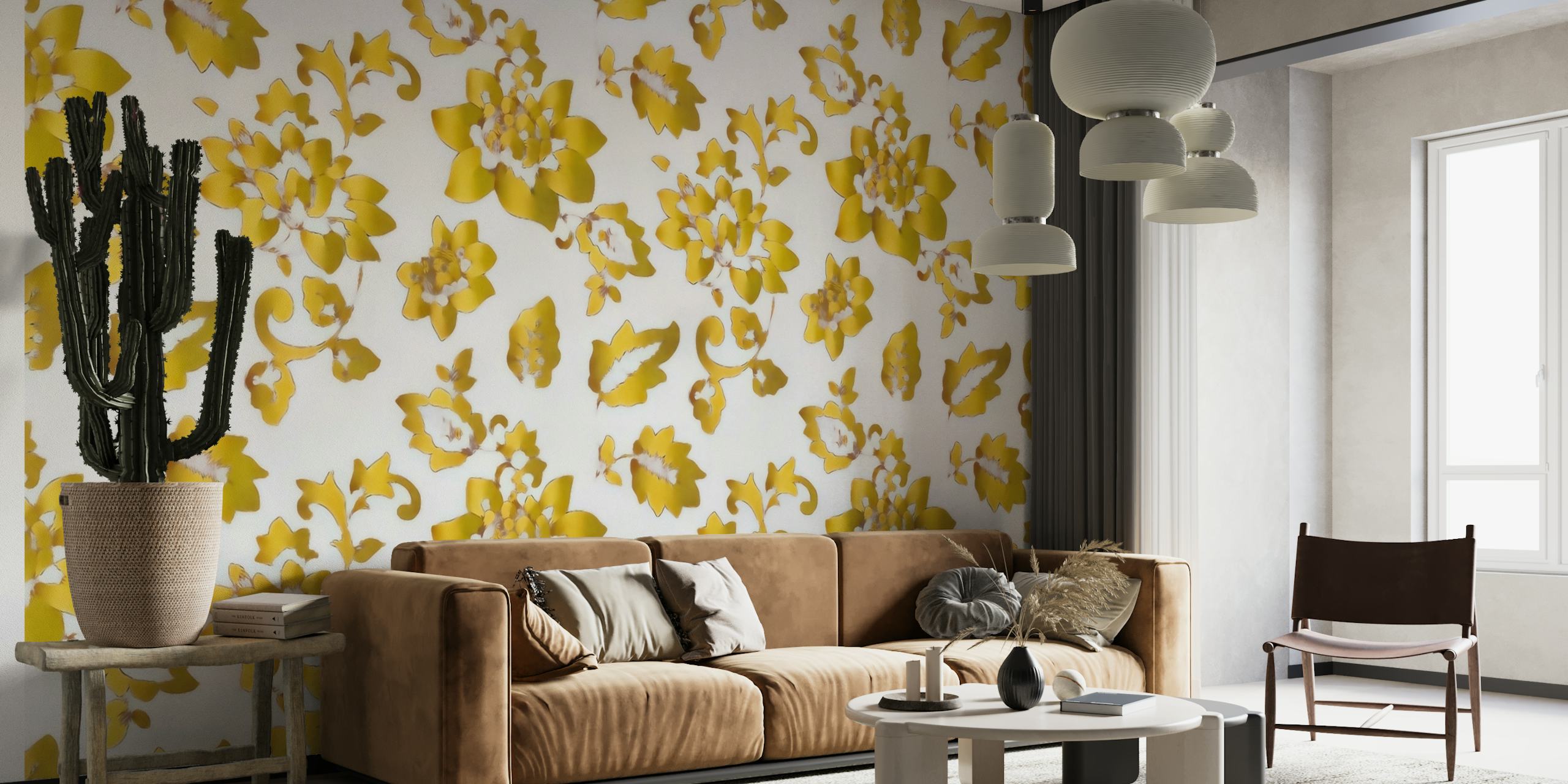 Golden Flower wallpaper