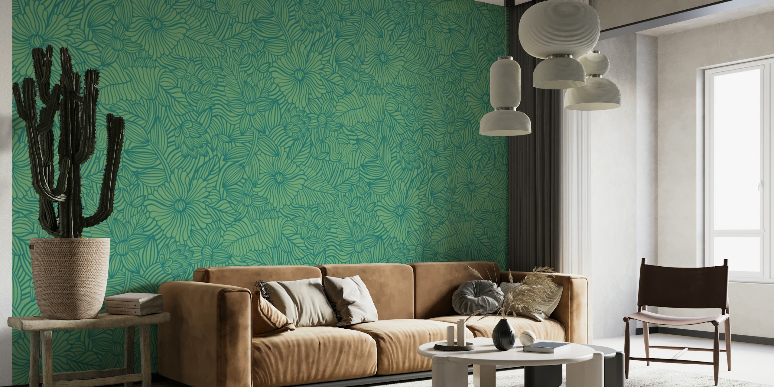 Wilderness - green wallpaper