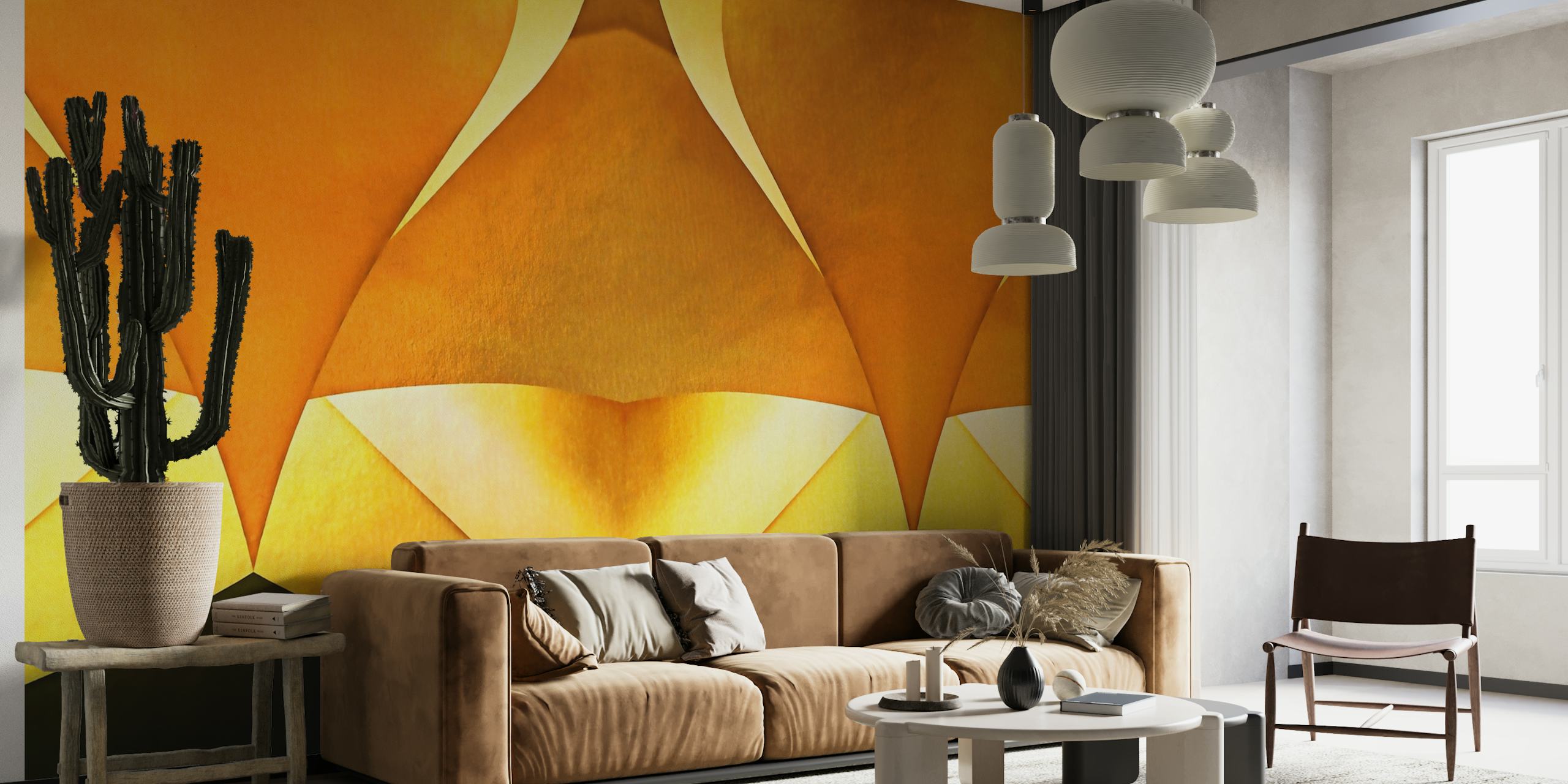 Golden Shine Geometry wallpaper