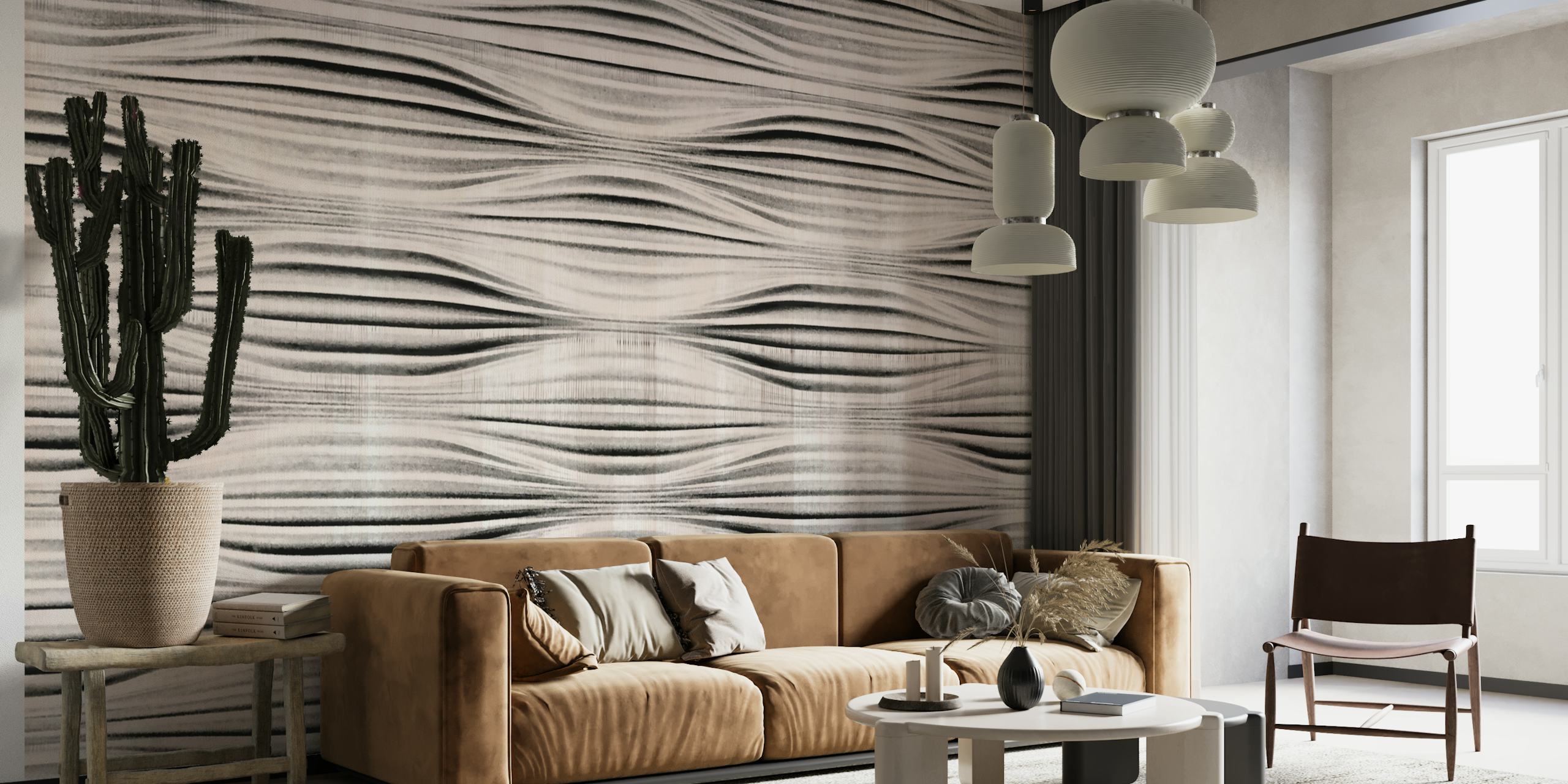 Japan Waves Texture papel de parede