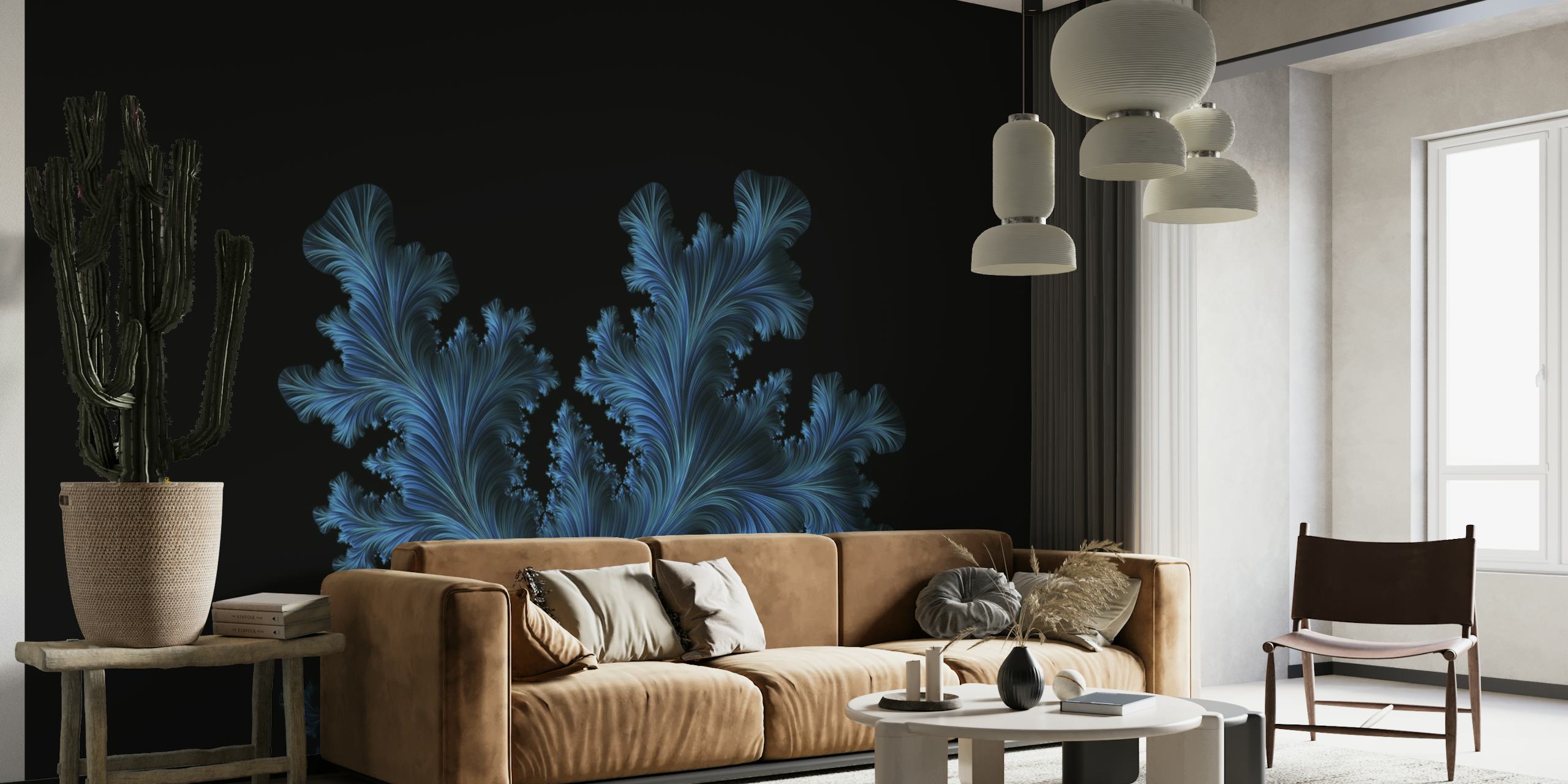Blue Abstract Fractal wallpaper