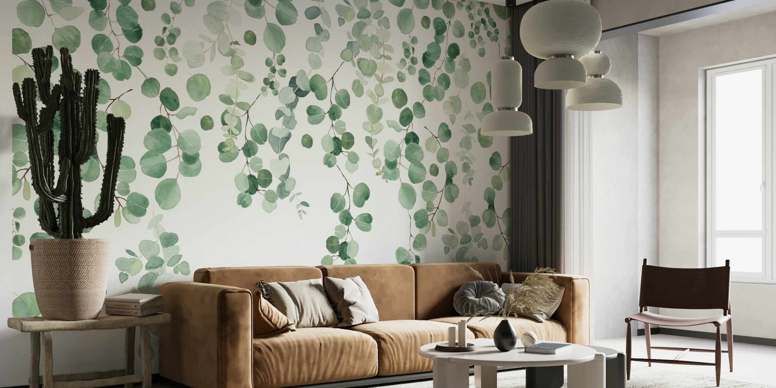 Eucalyptus Wall wallpaper
