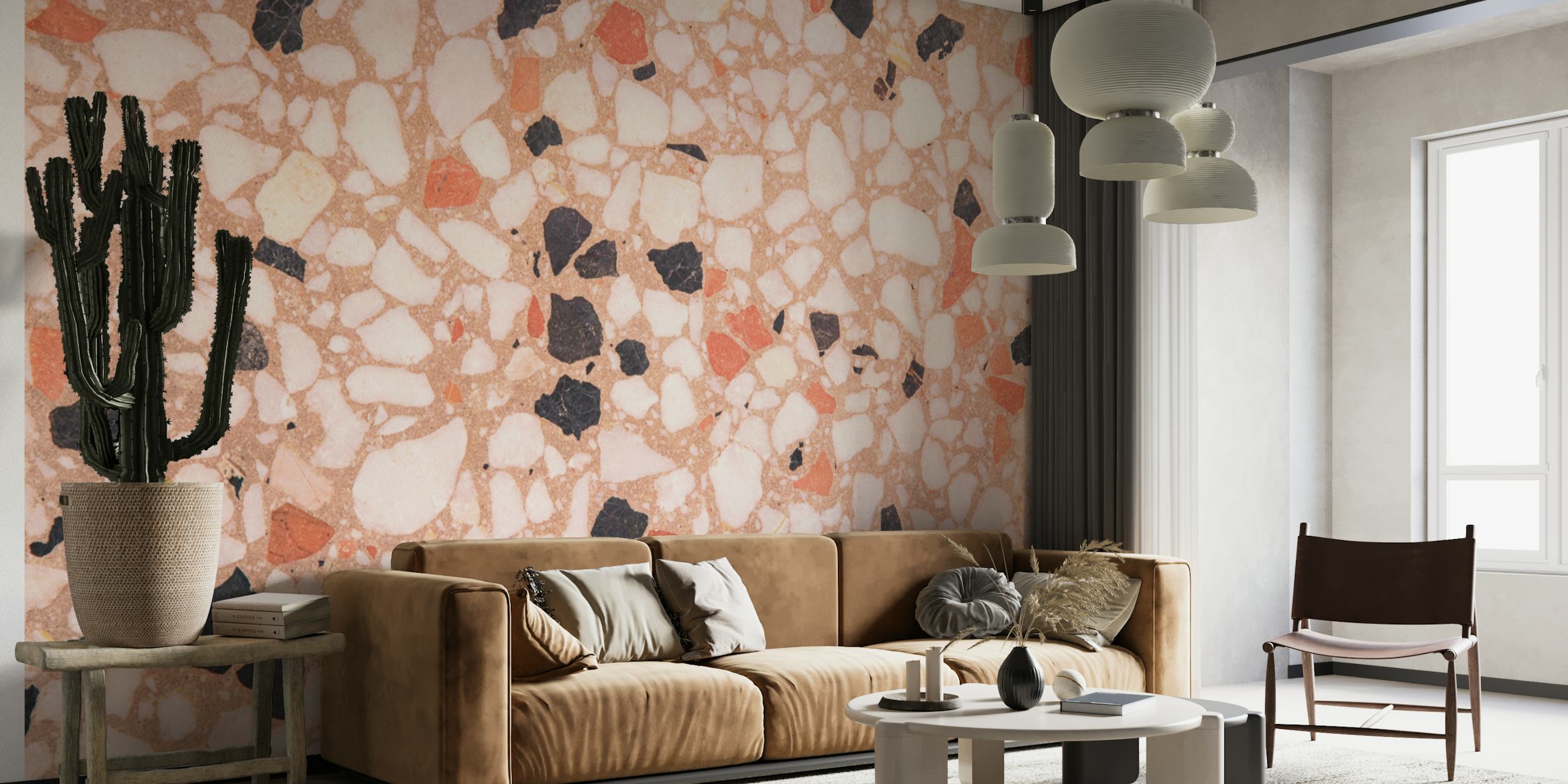 Terrazzo Glam 2 tapetti huoneessa