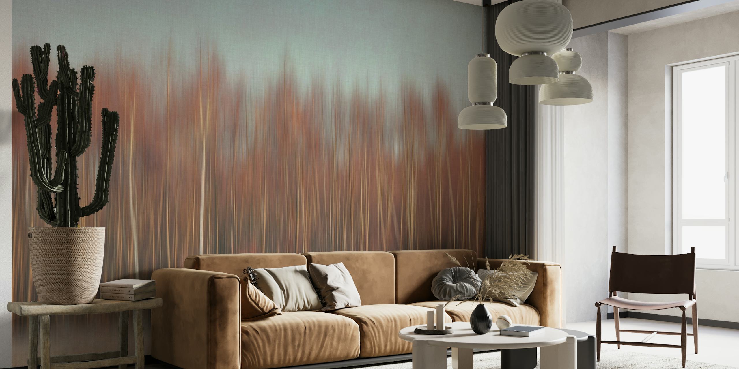 Wood abstract behang