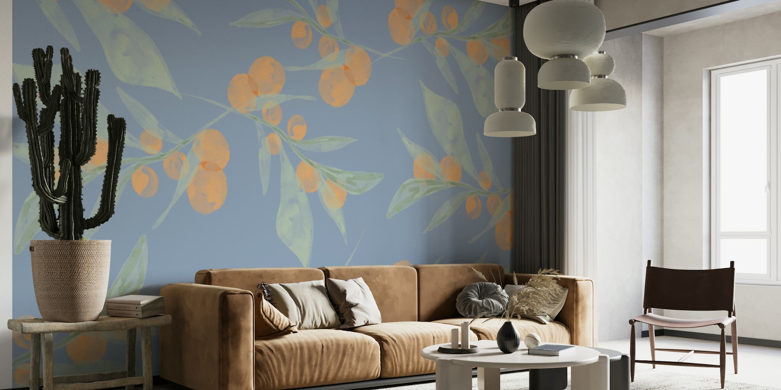 Clementine Wallpaper papel de parede