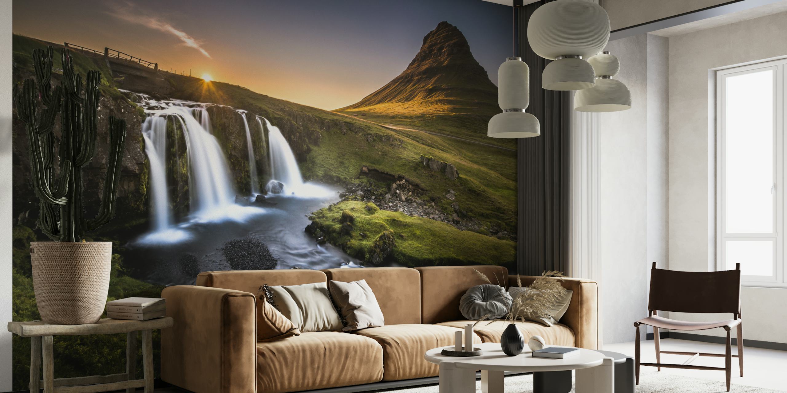 Fairy Tale Country behang in een kamer