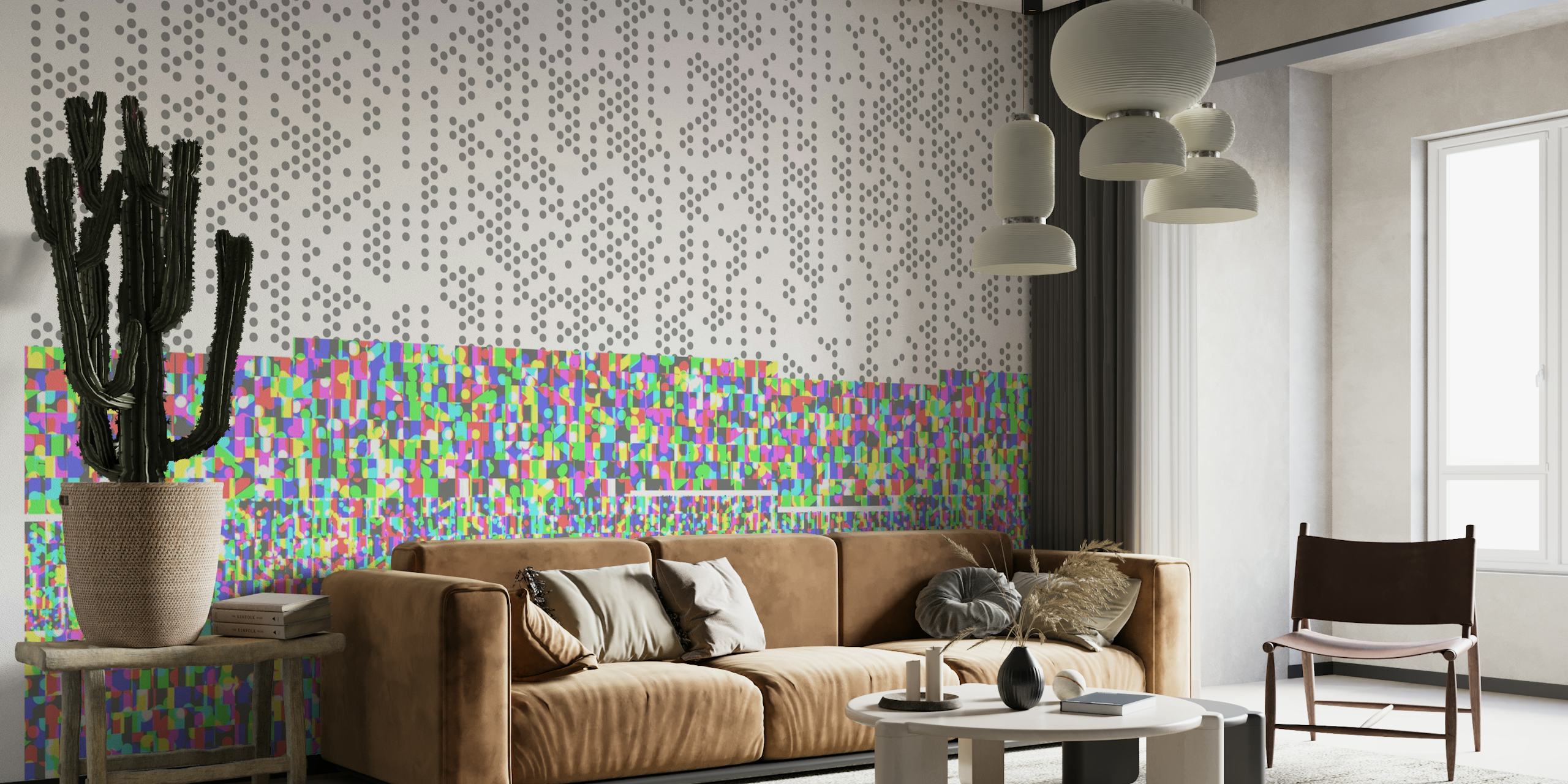Geometric v7 glitch wallpaper