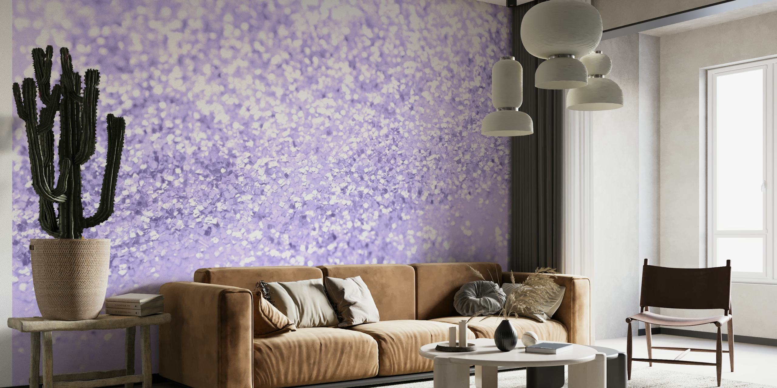 Lavender Glitter Dream 1 behang