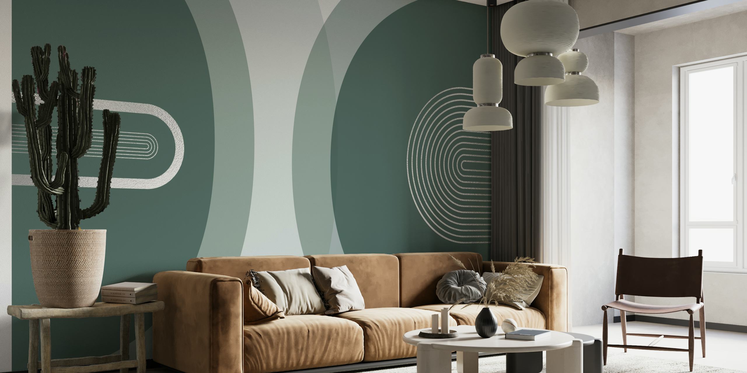 Mid Century Feature Wall 3 wallpaper