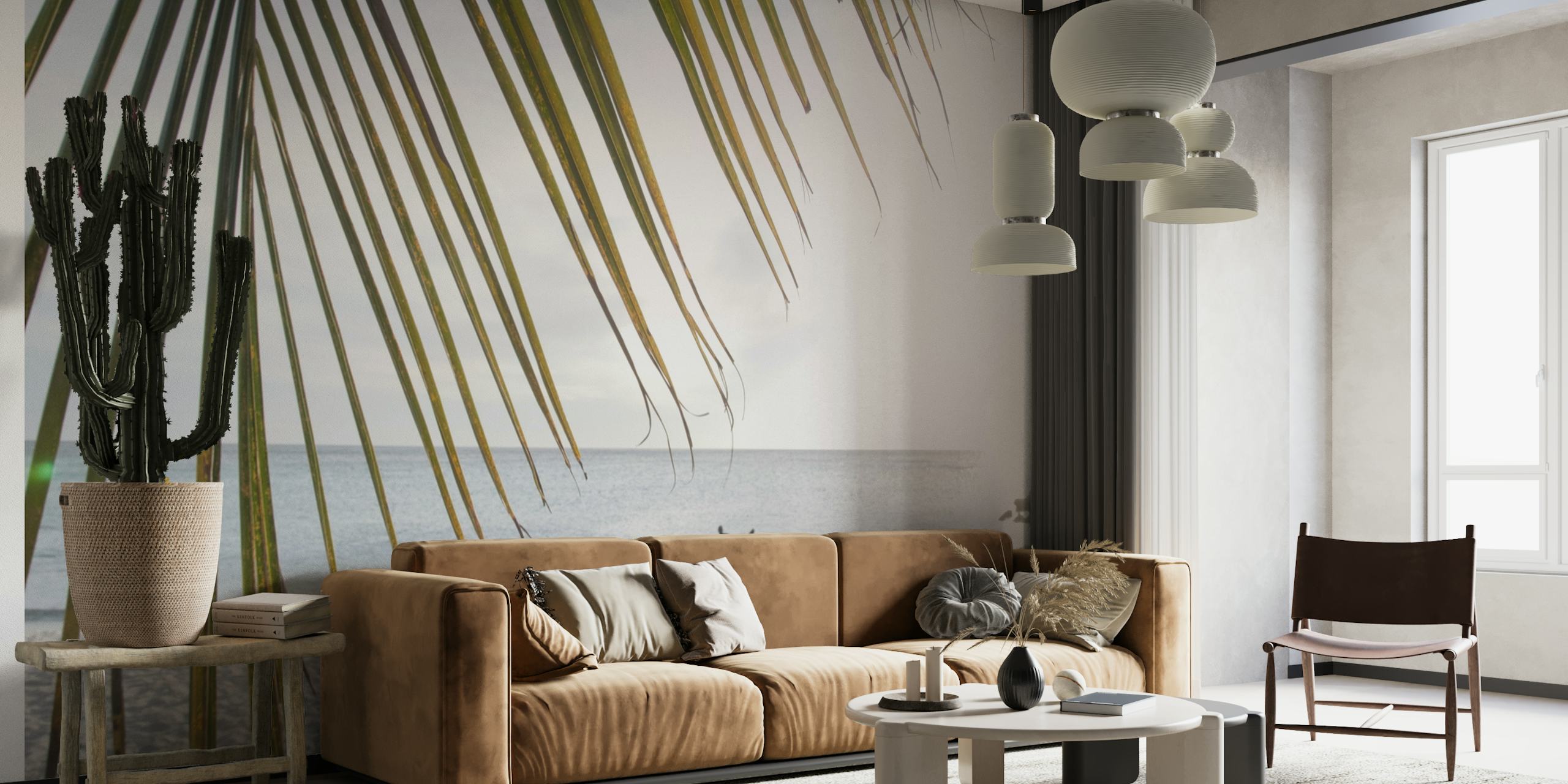 Sunset Ocean Palm Dream 1 wallpaper