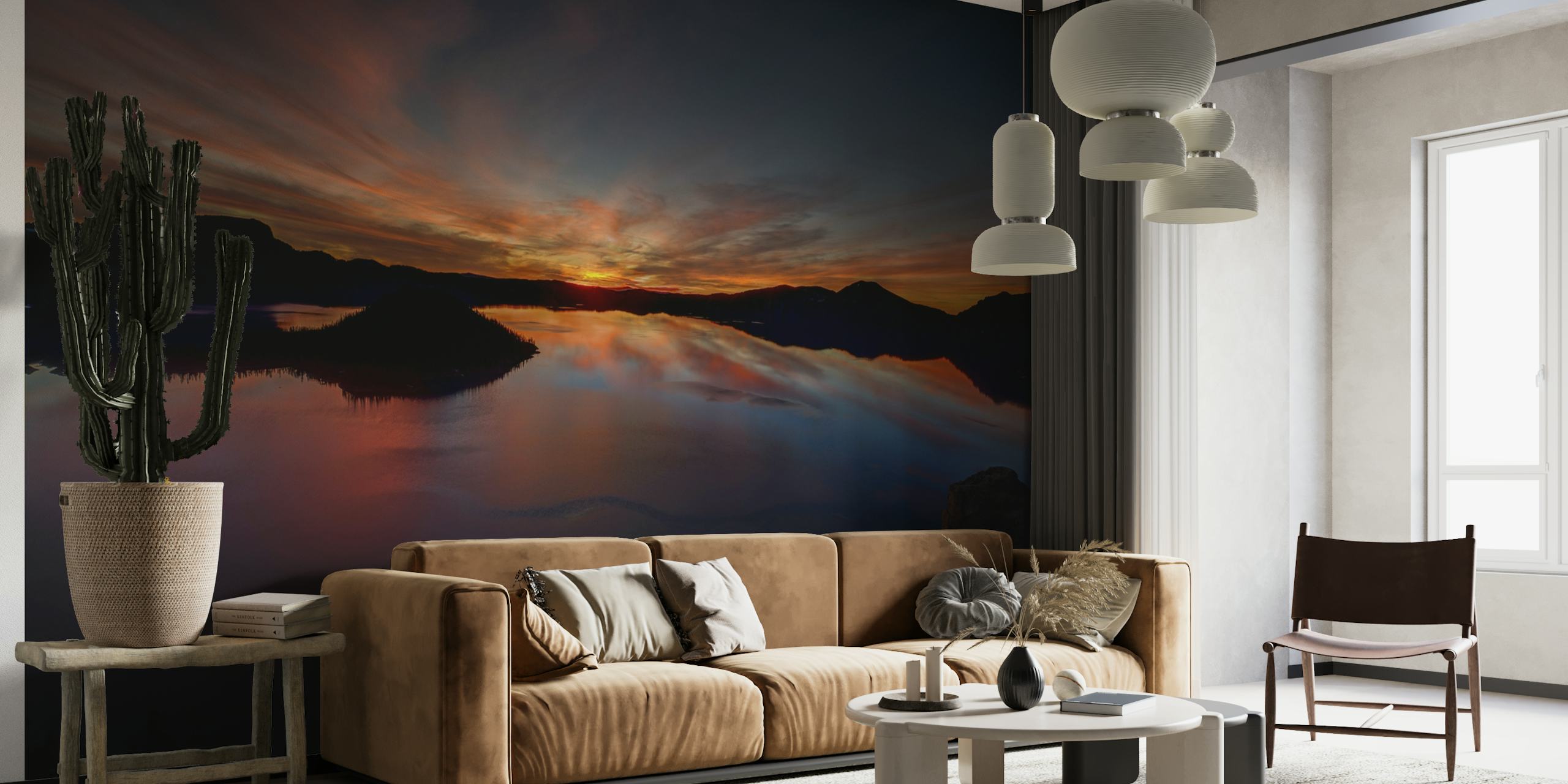 Dawn At Crater Lake 1 wallpaper