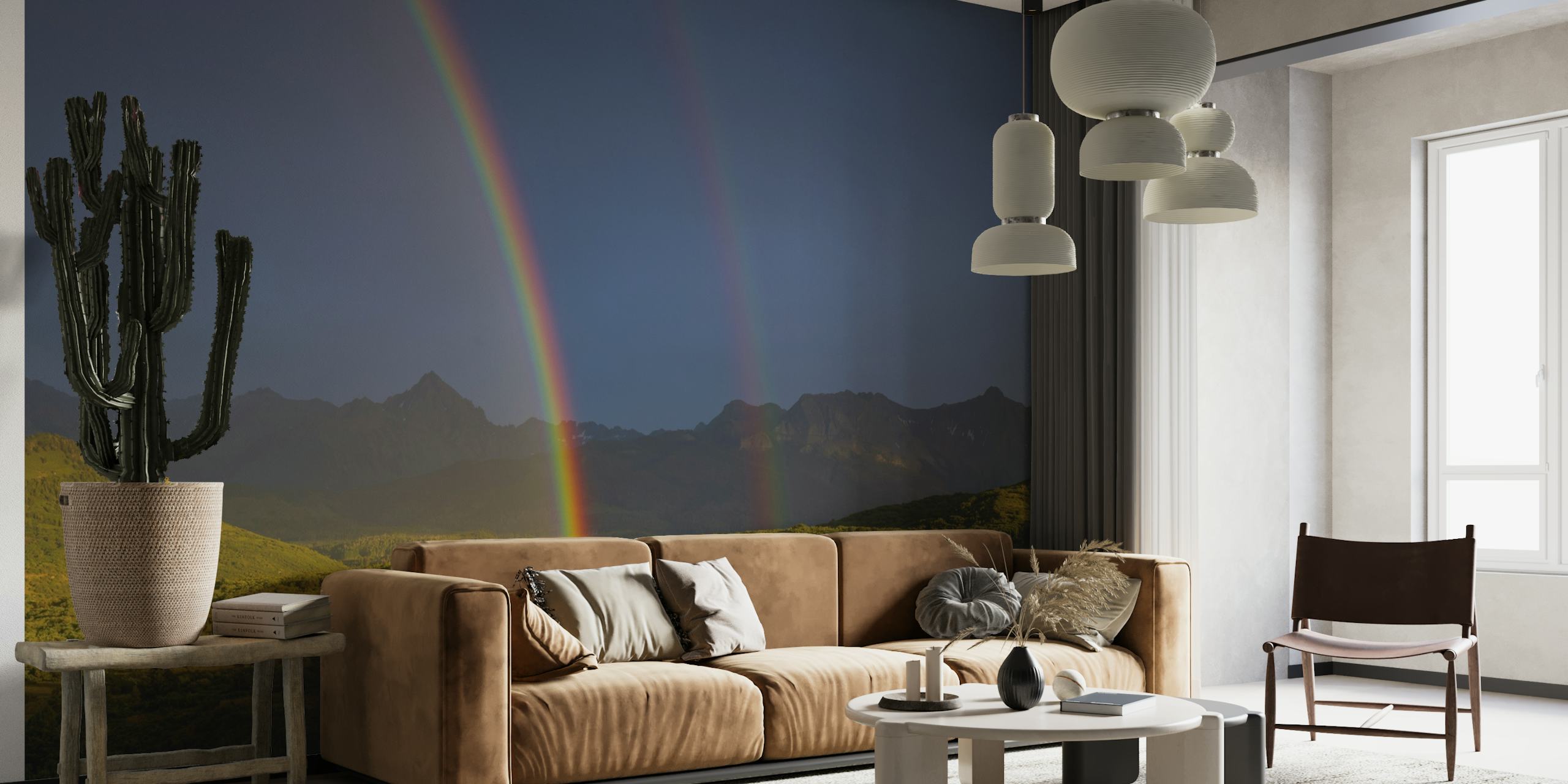 Double Rainbow At Mt Sneffels behang
