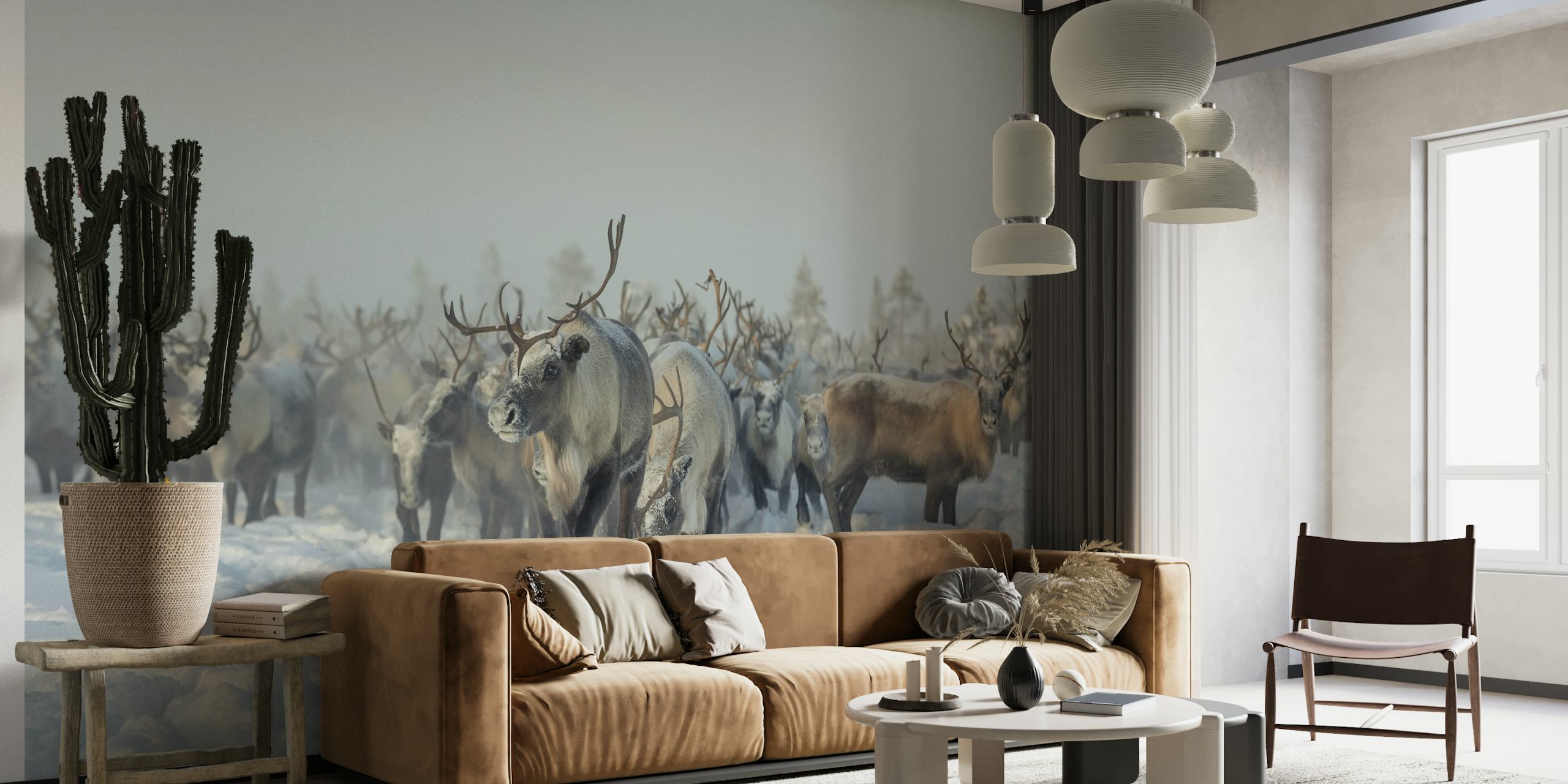 Reindeers wallpaper