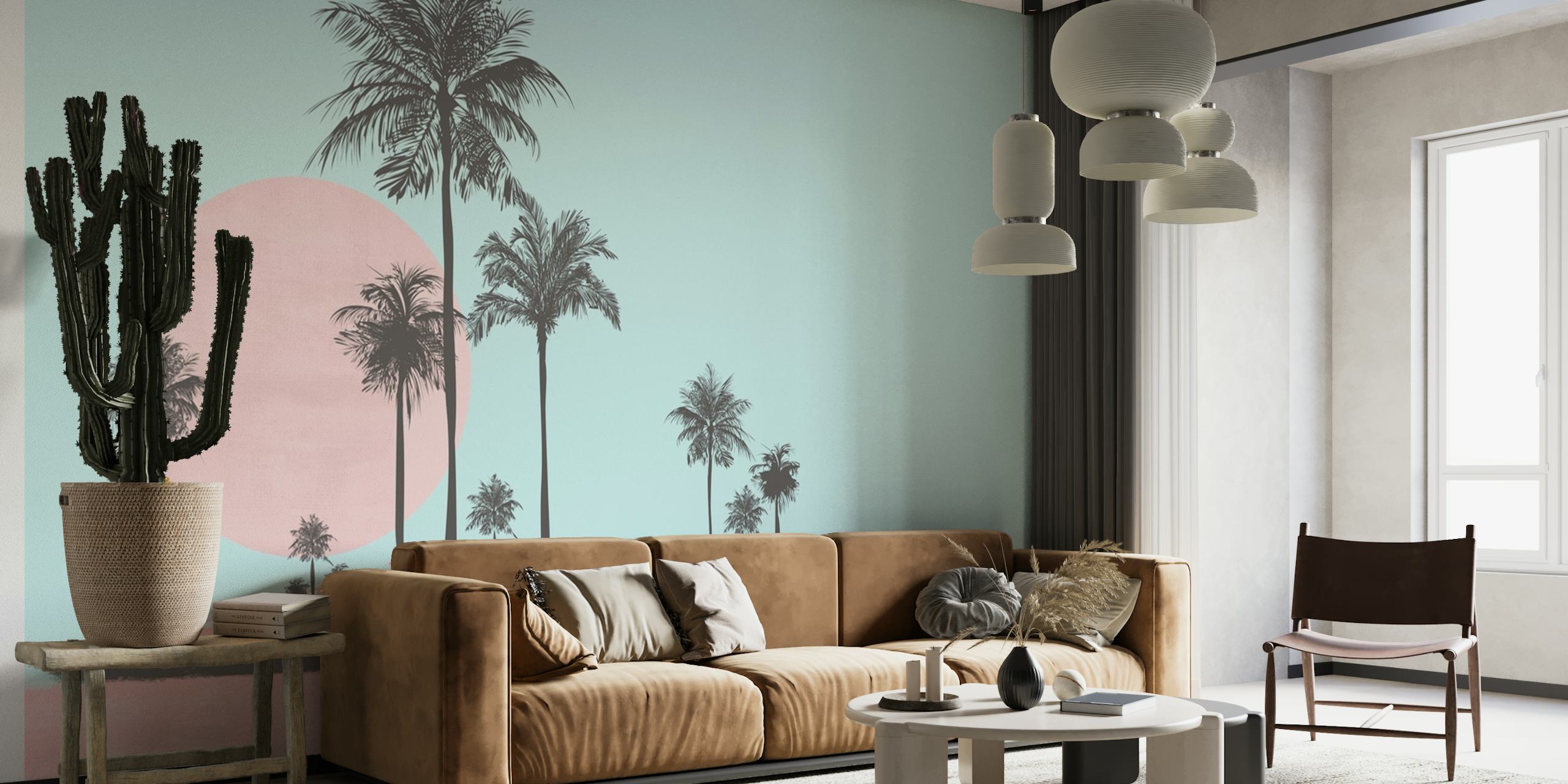 Miami Beach Seafront wallpaper in a room