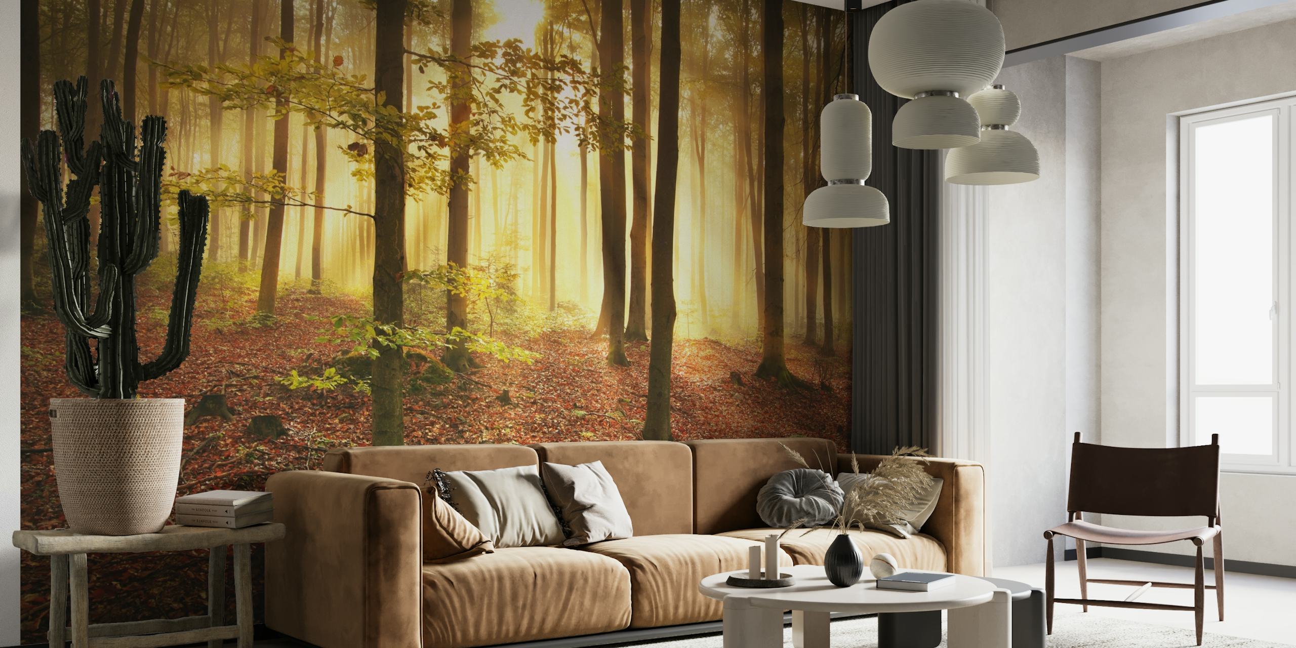 Autumn forest wallpaper