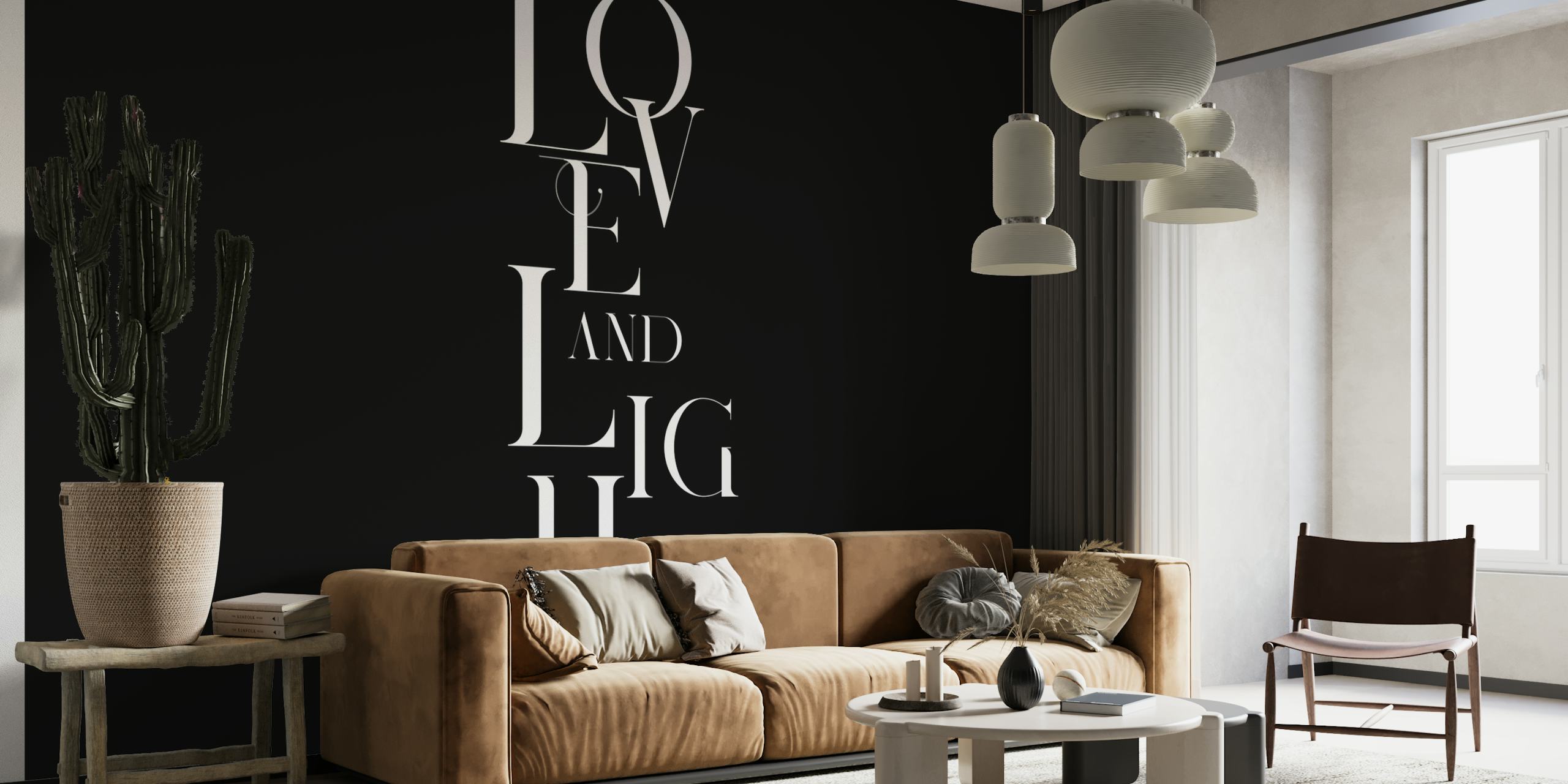 Love And Light Typo 2 wallpaper