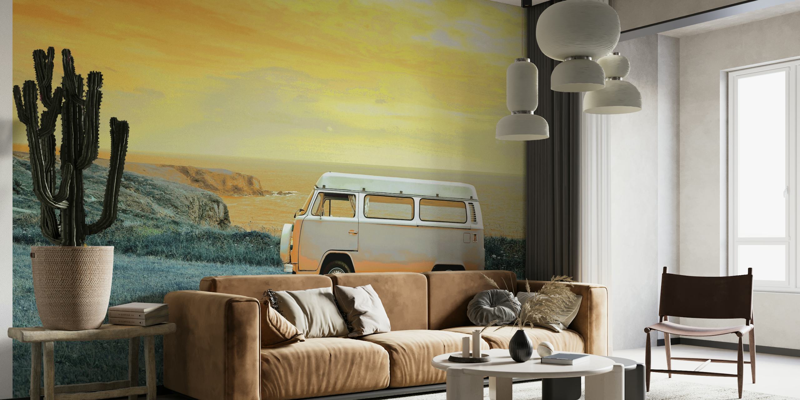 Sunset Van wallpaper