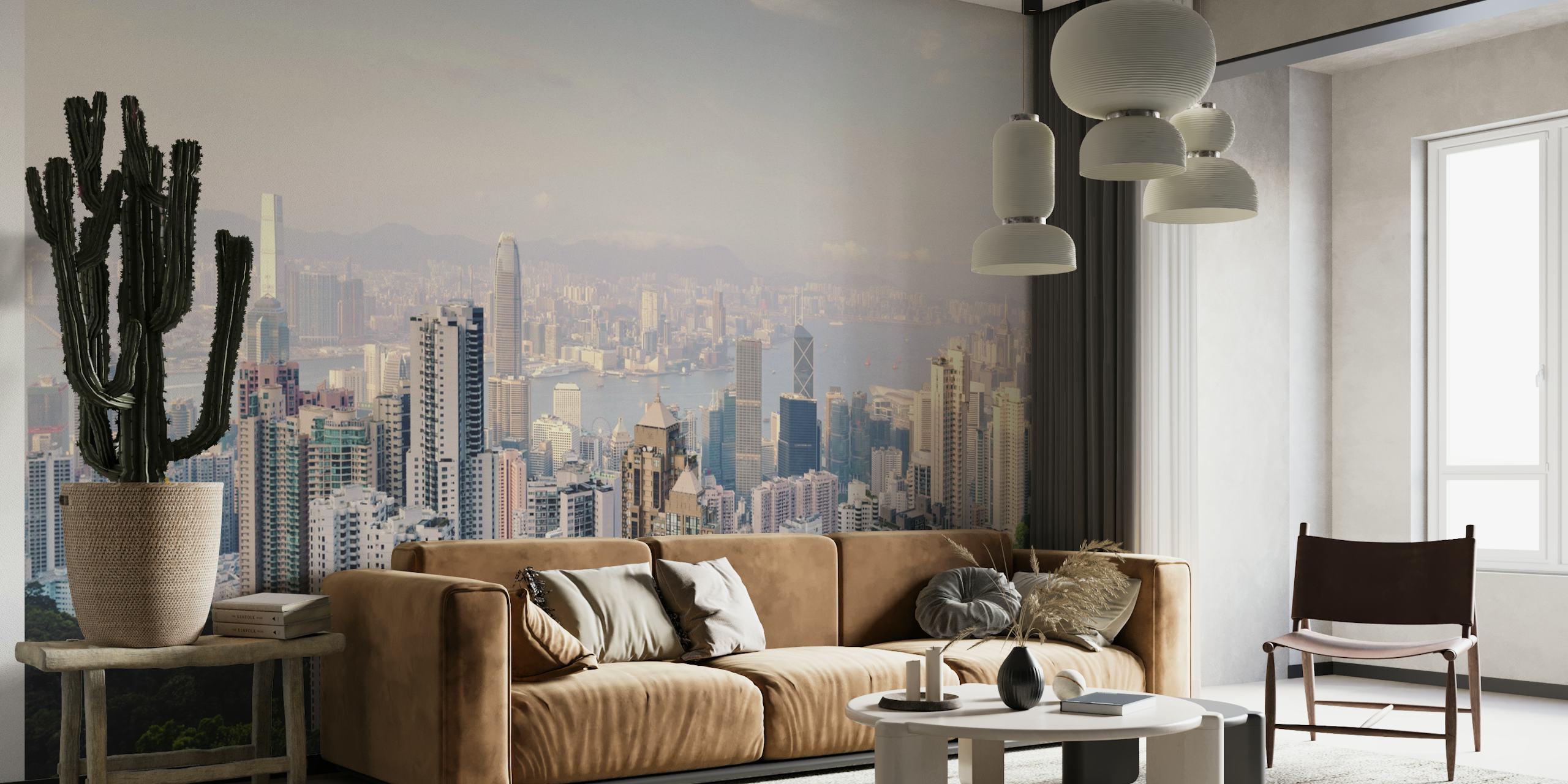Hongkong skyline wallpaper